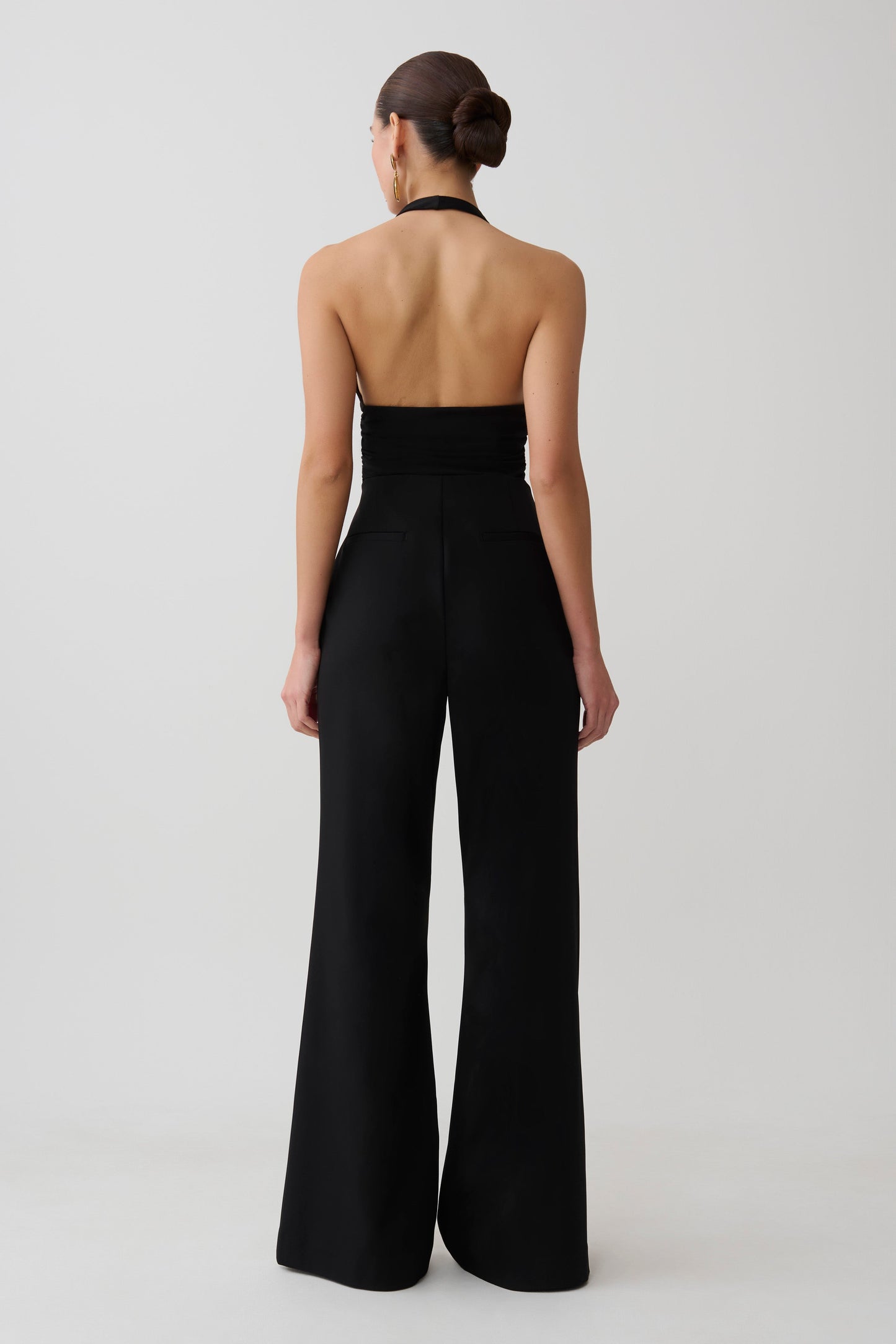 Eden High Waisted Suiting Pants - Black