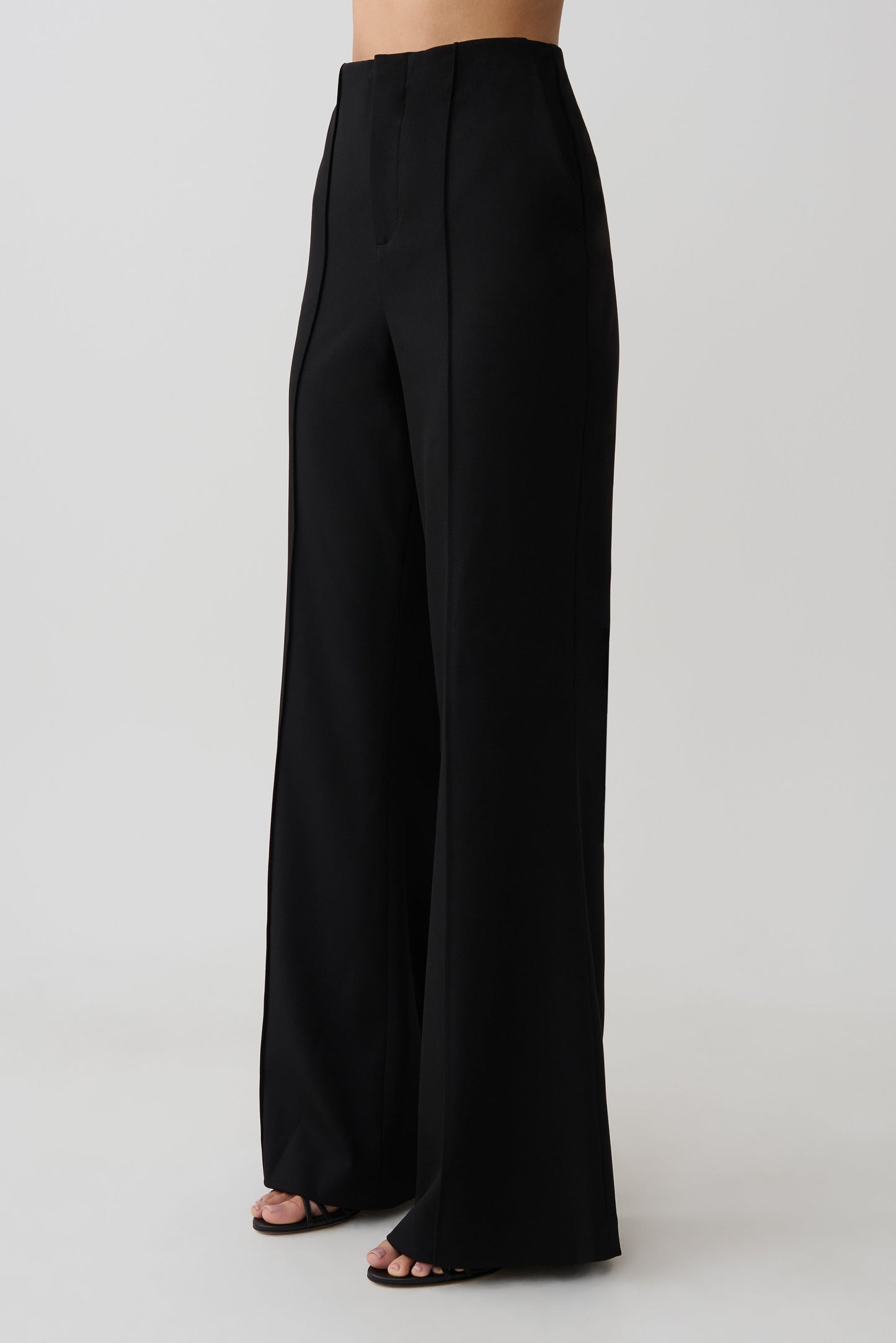 Eden High Waisted Suiting Pants - Black