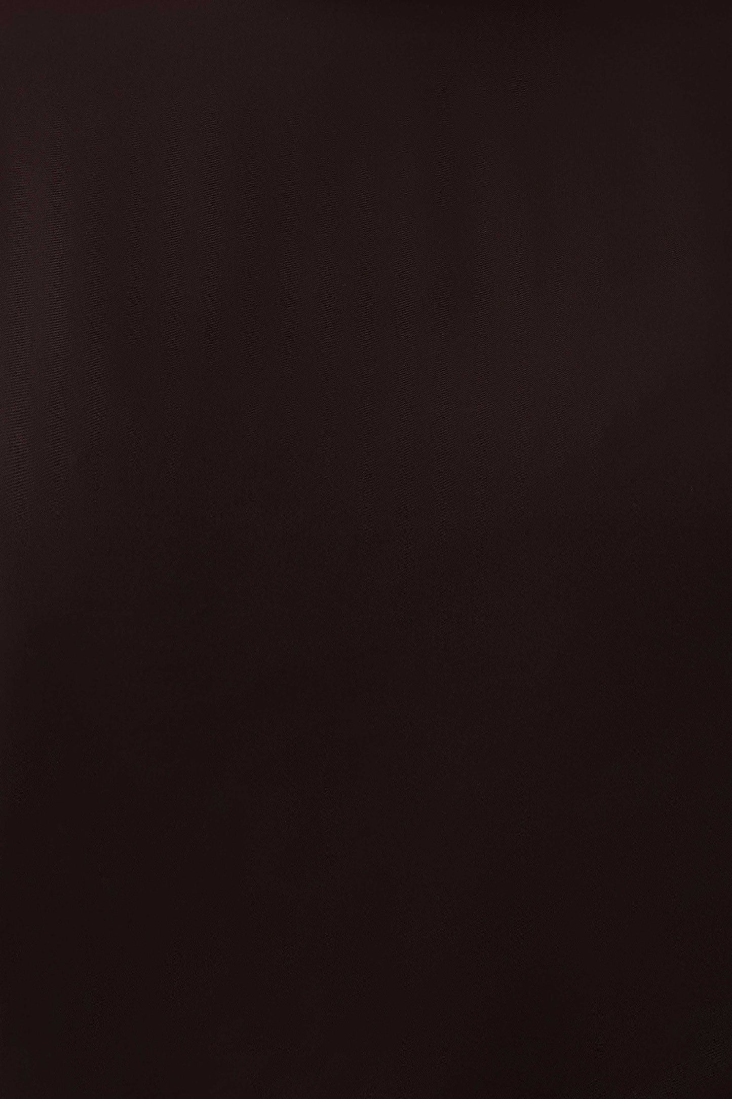 Harlyn Shoulder Pad Short Sleeve Satin Top - Dark Chocolate