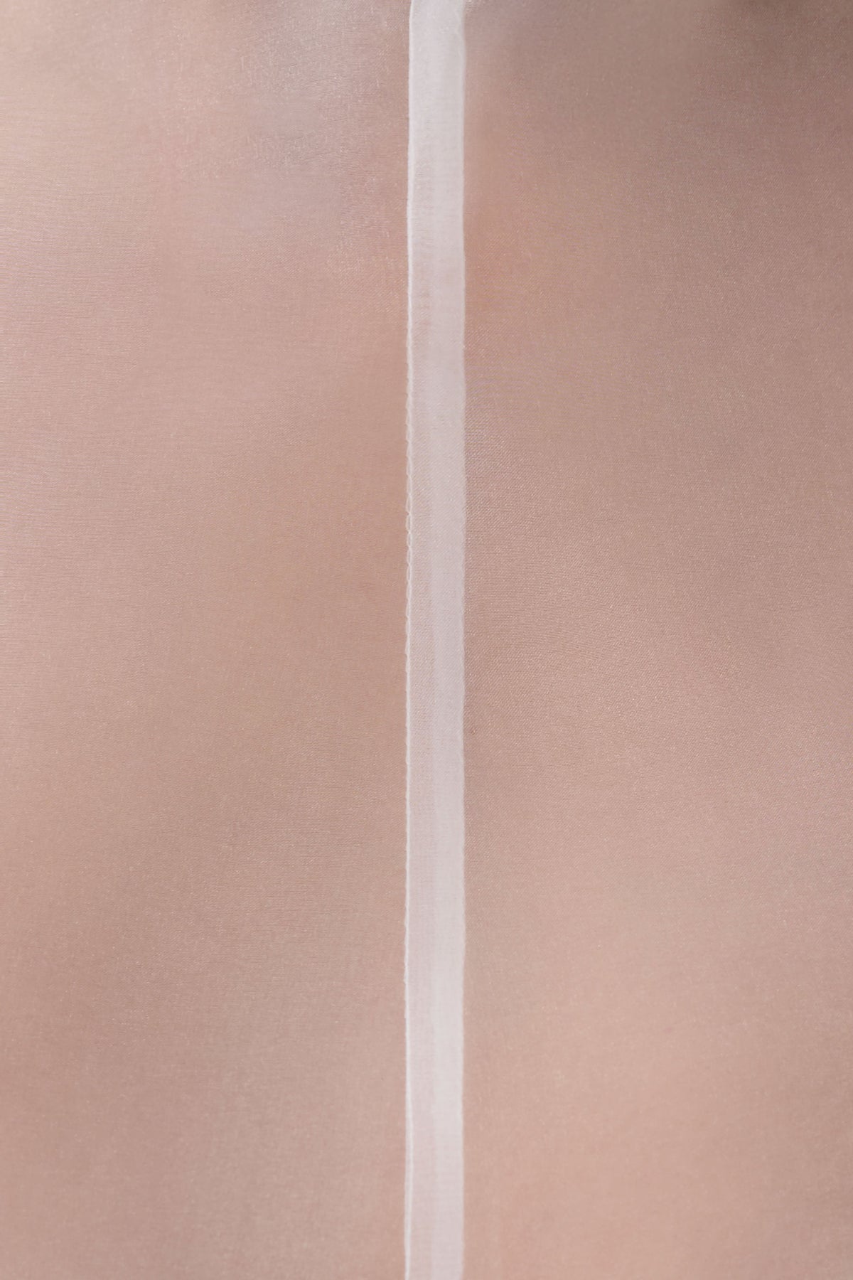 Lillian High Neck Sheer Sleeveless Top - White