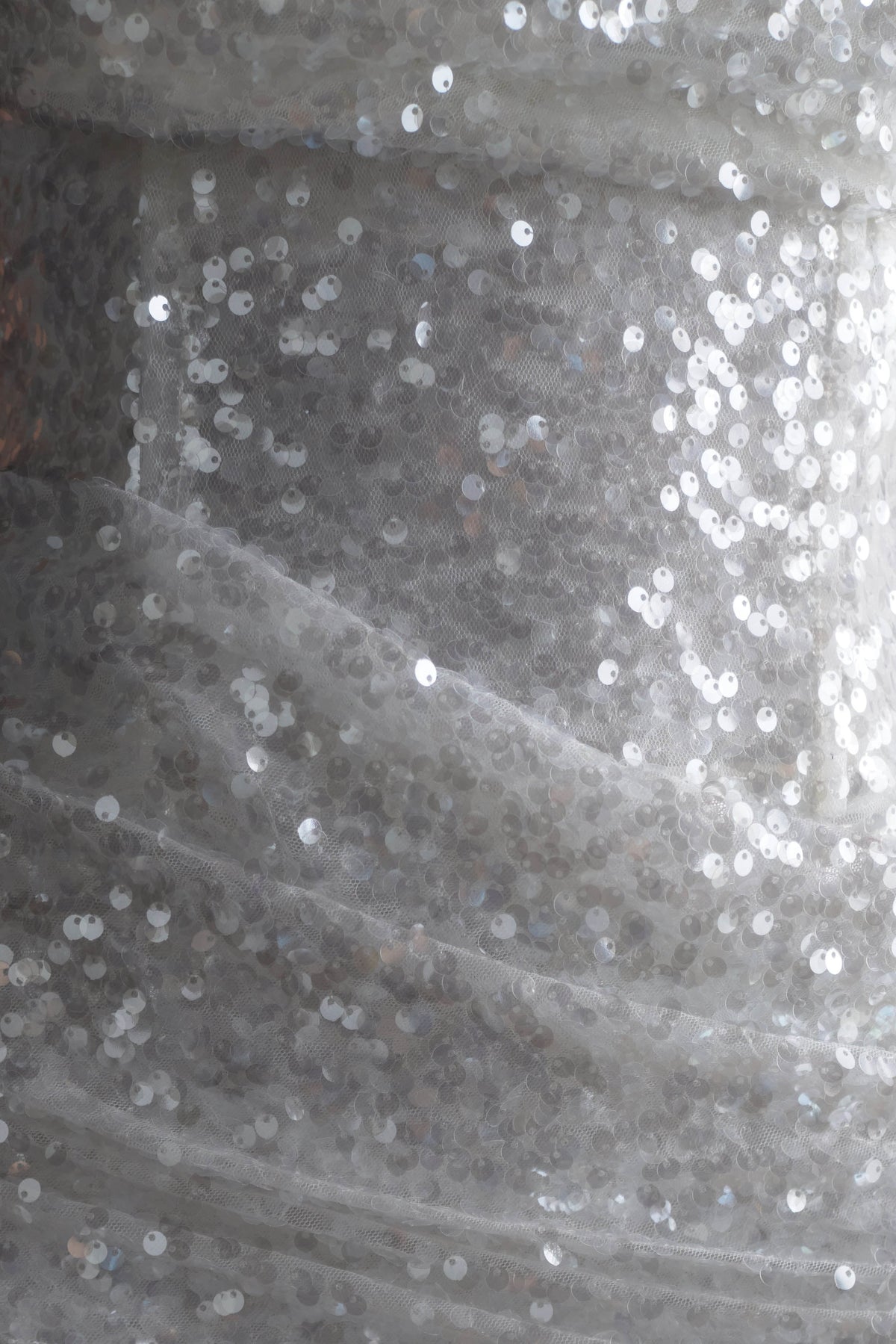 Nala Strapless Sequin Mini Dress - White