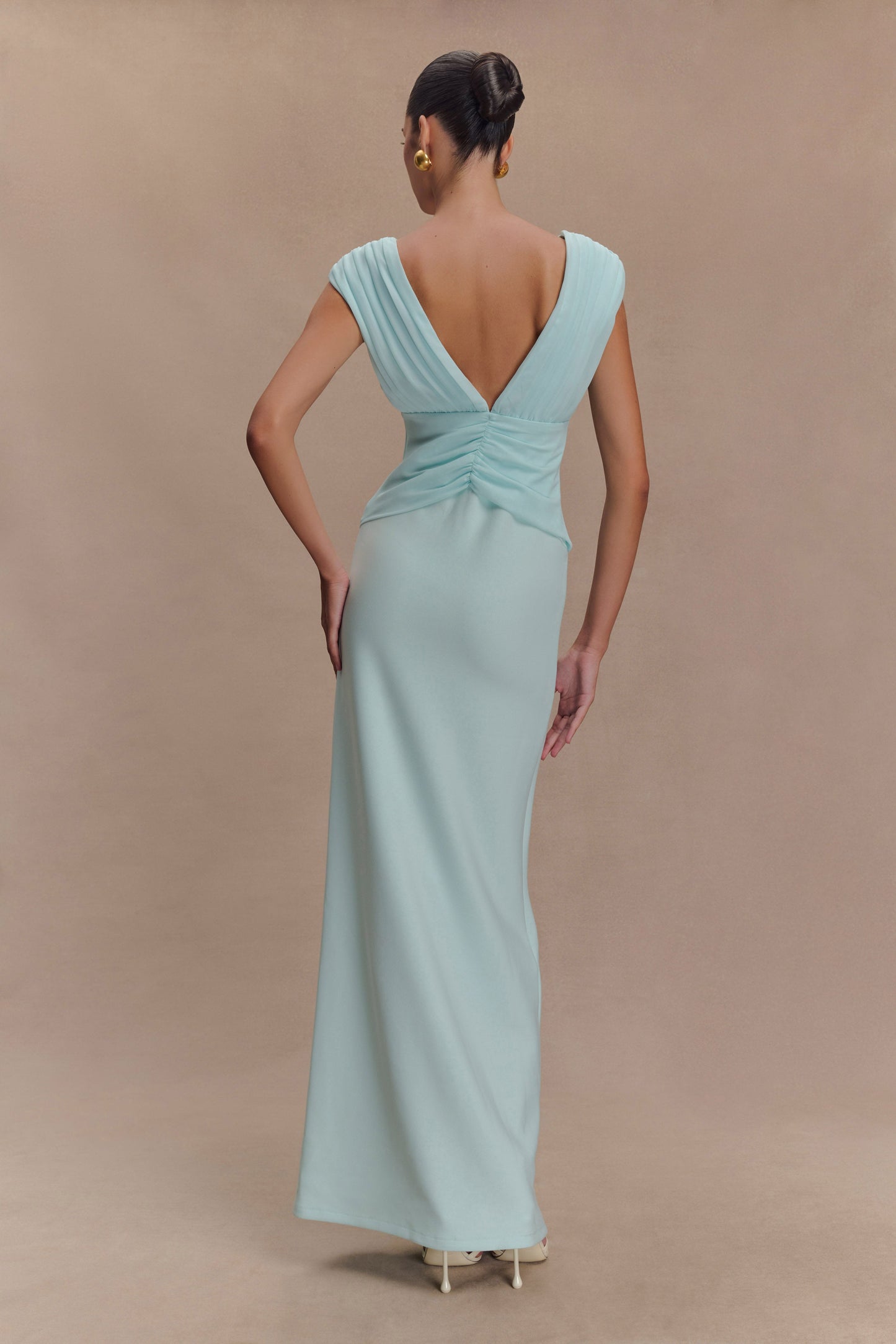Monique Maxi Dress - Ice Blue