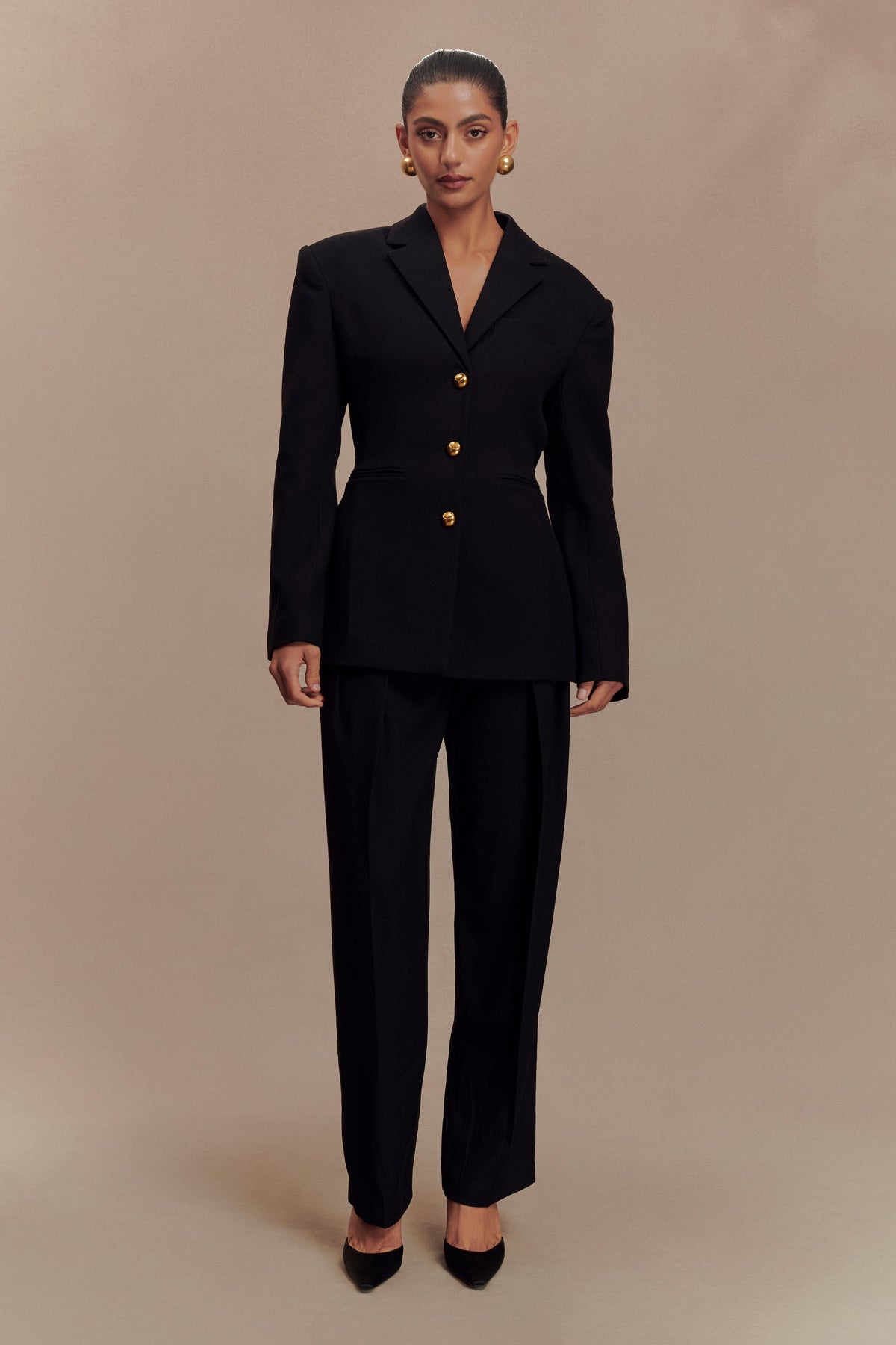 Bellamy Cinched Blazer - Black