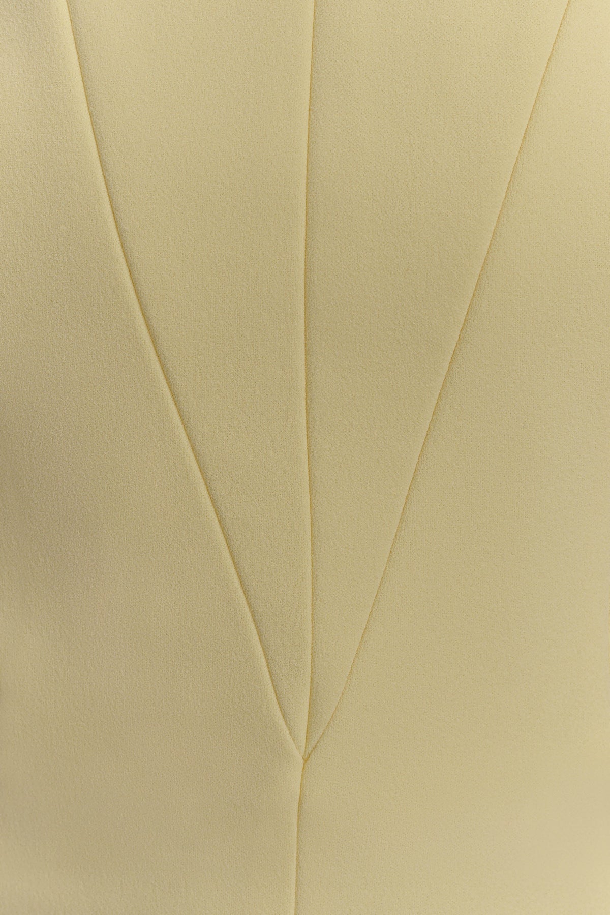 Kalila Strapless Crepe Maxi Dress - Lemon