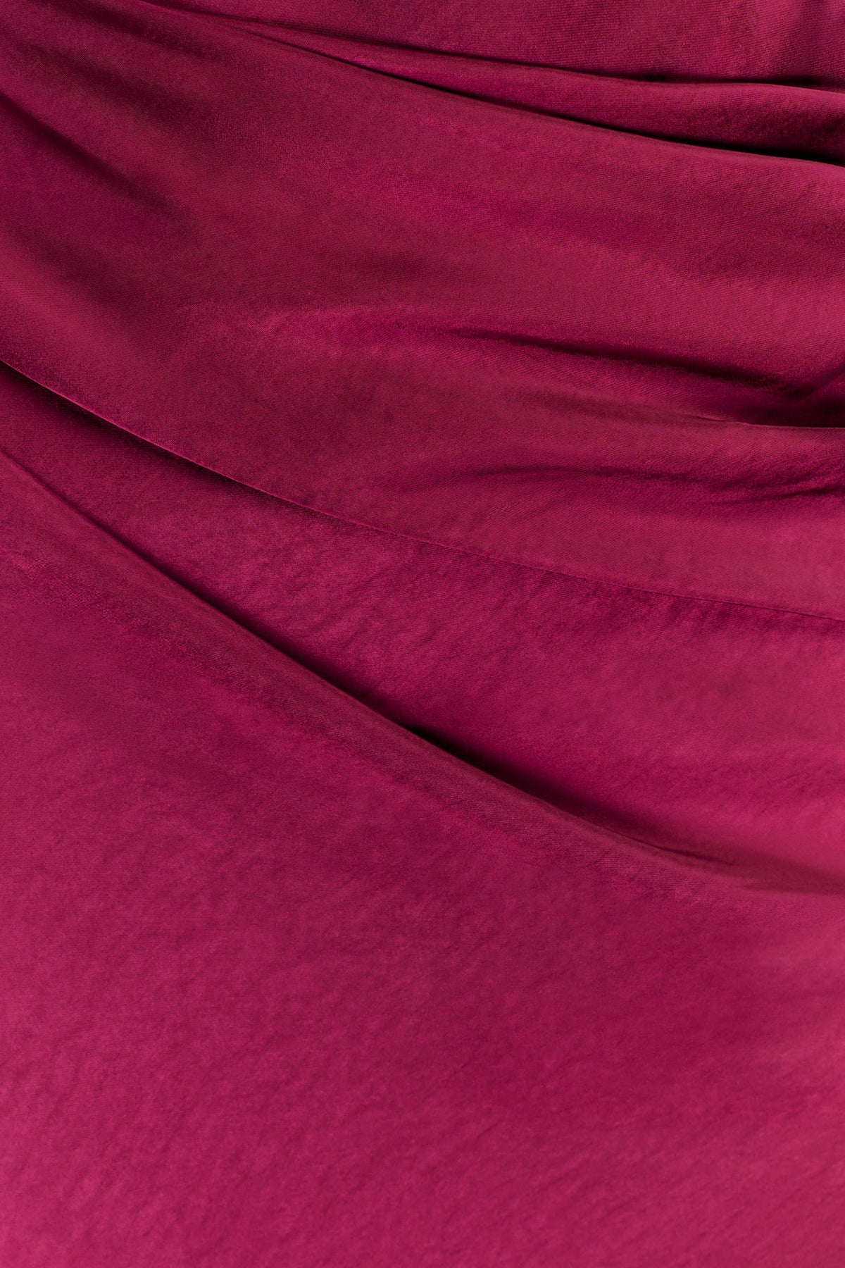 Iris Long Sleeve Satin Maxi Dress - Mahogany