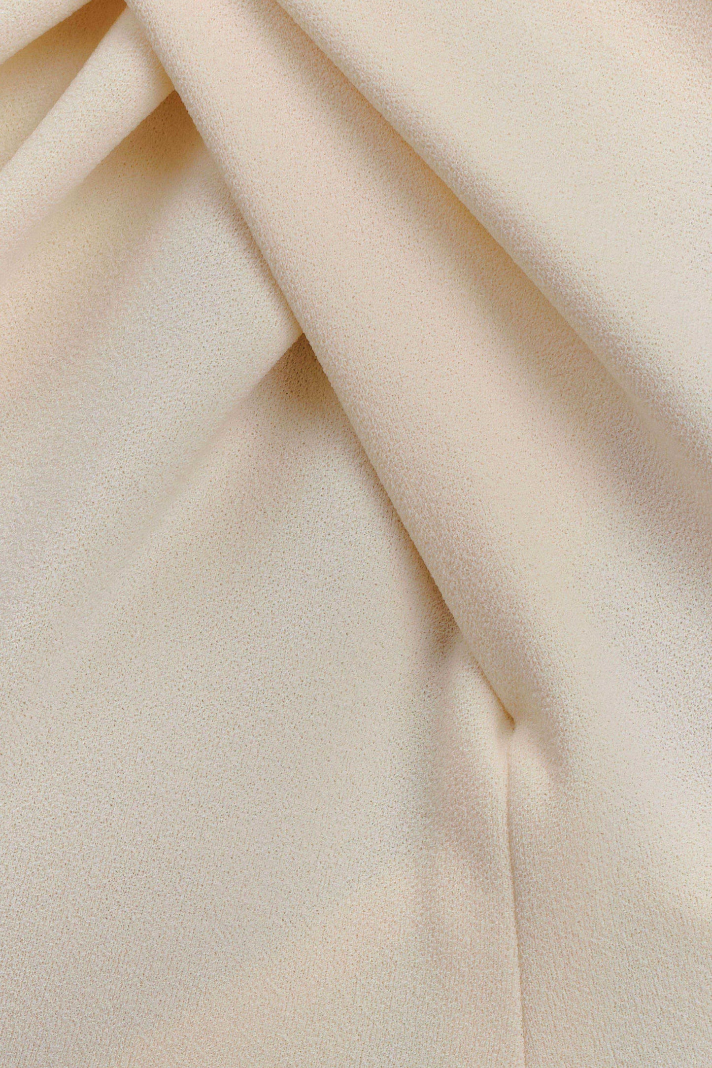 Christina Cross Over Mini Dress - Buttercream