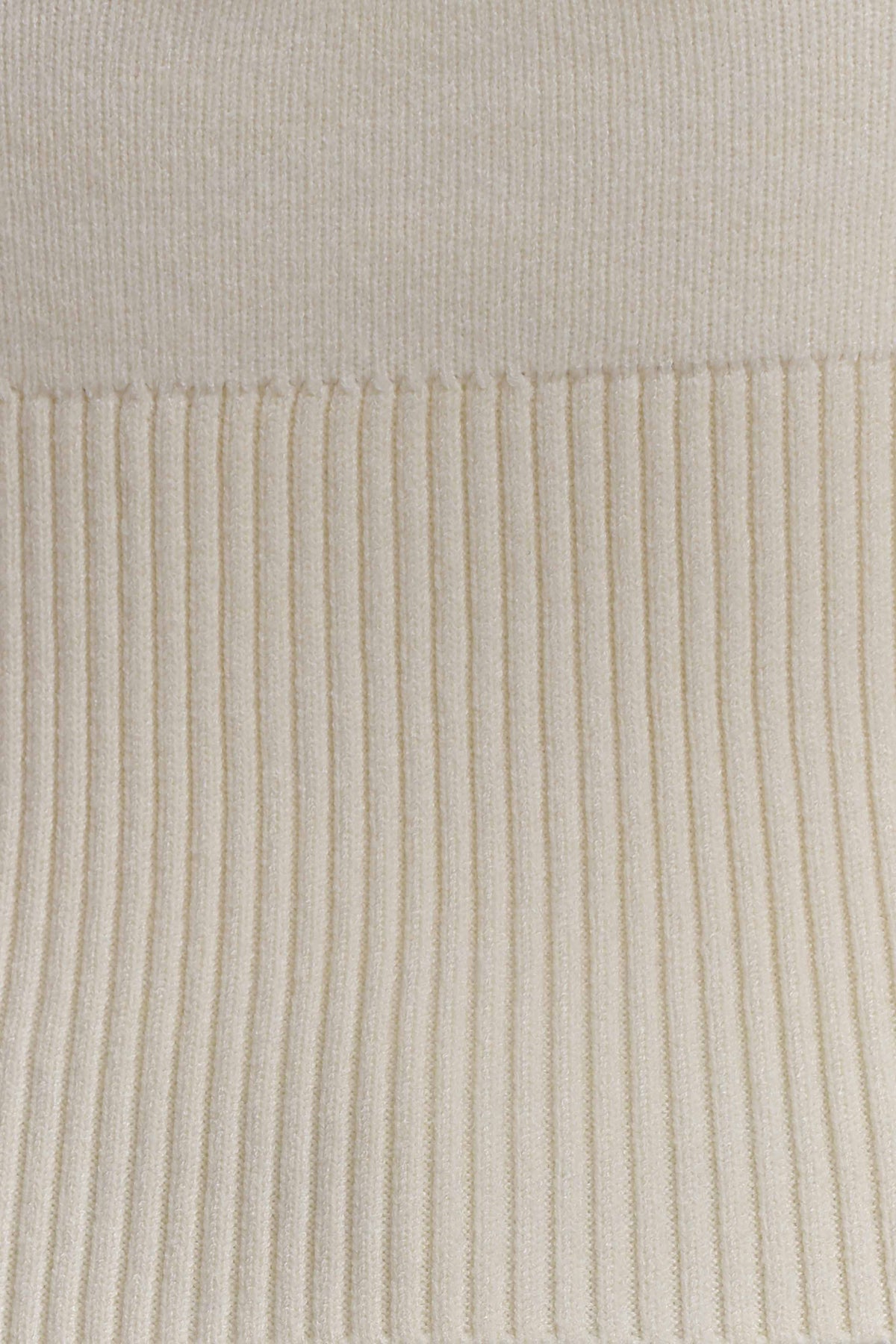 Carley Off Shoulder Knit Top - Ivory