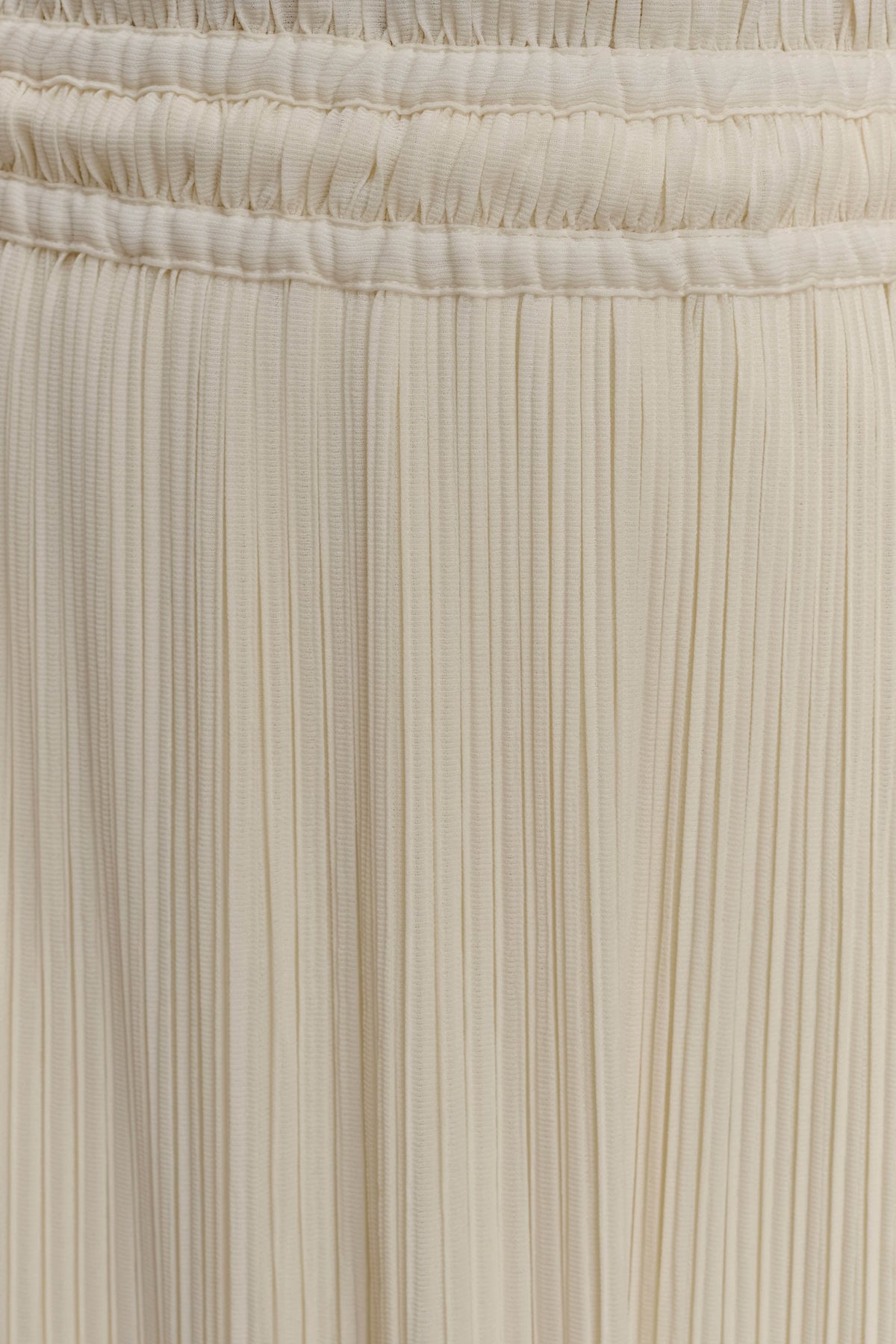 Amaris Gathered Plisse Maxi Skirt - Lemon