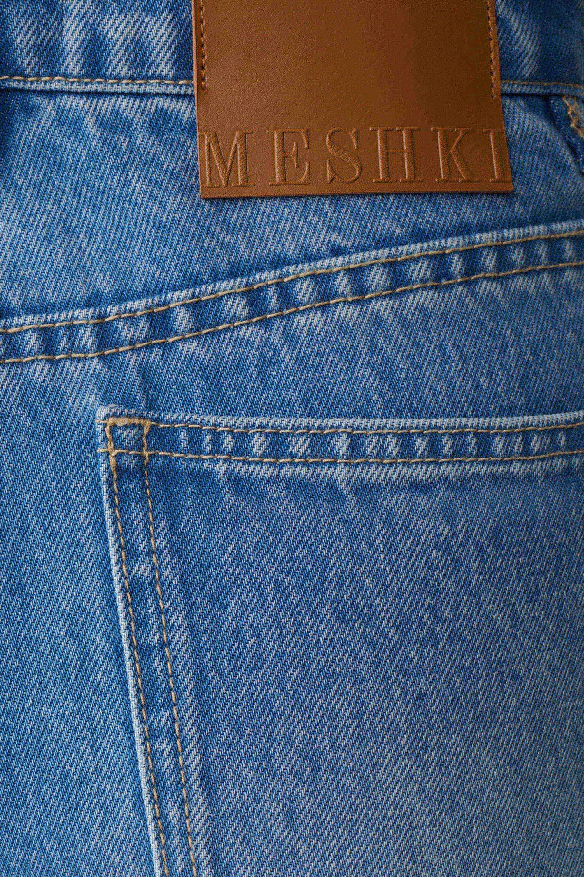 Bobby Oversized Jean With Front Pleat - Summer Blue