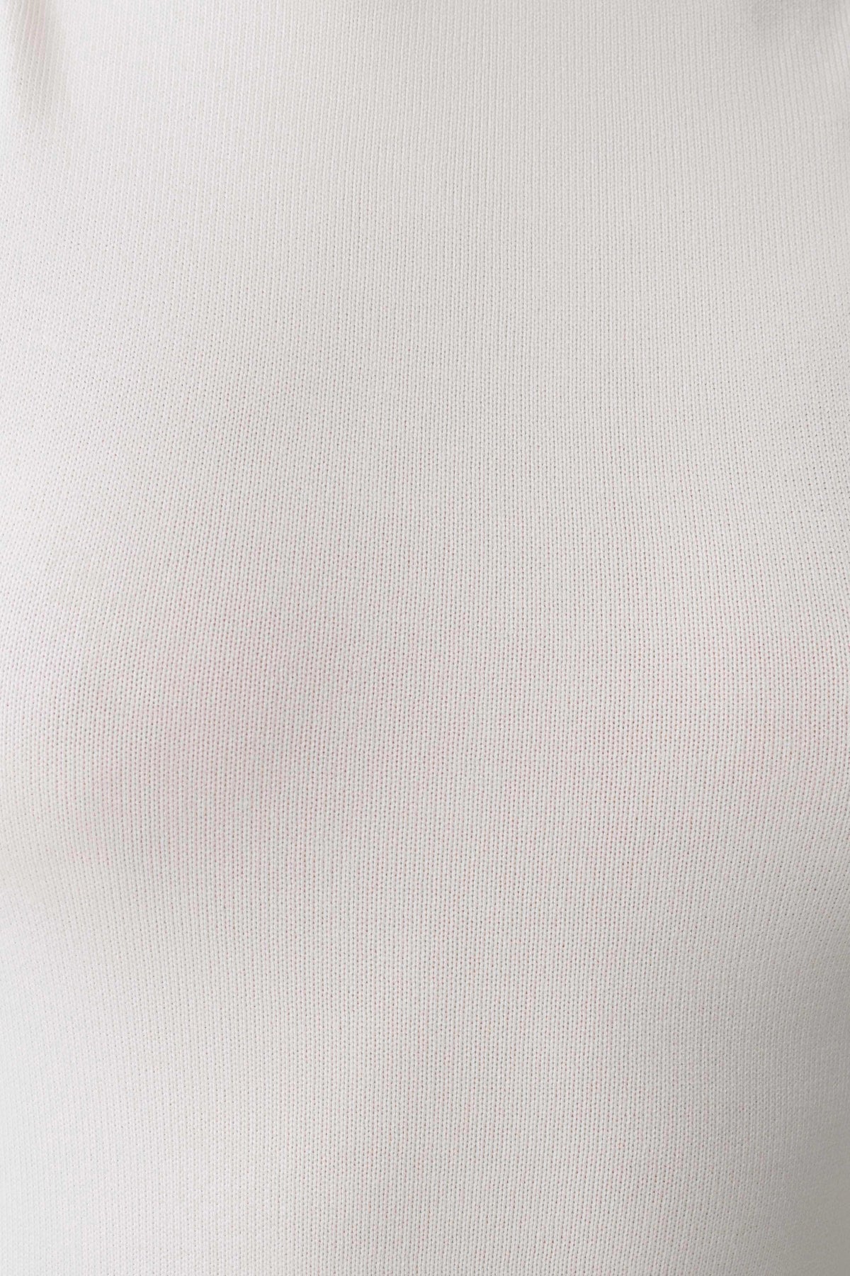 Boston Boat Neck Sleeveless Midi Dress - Ivory