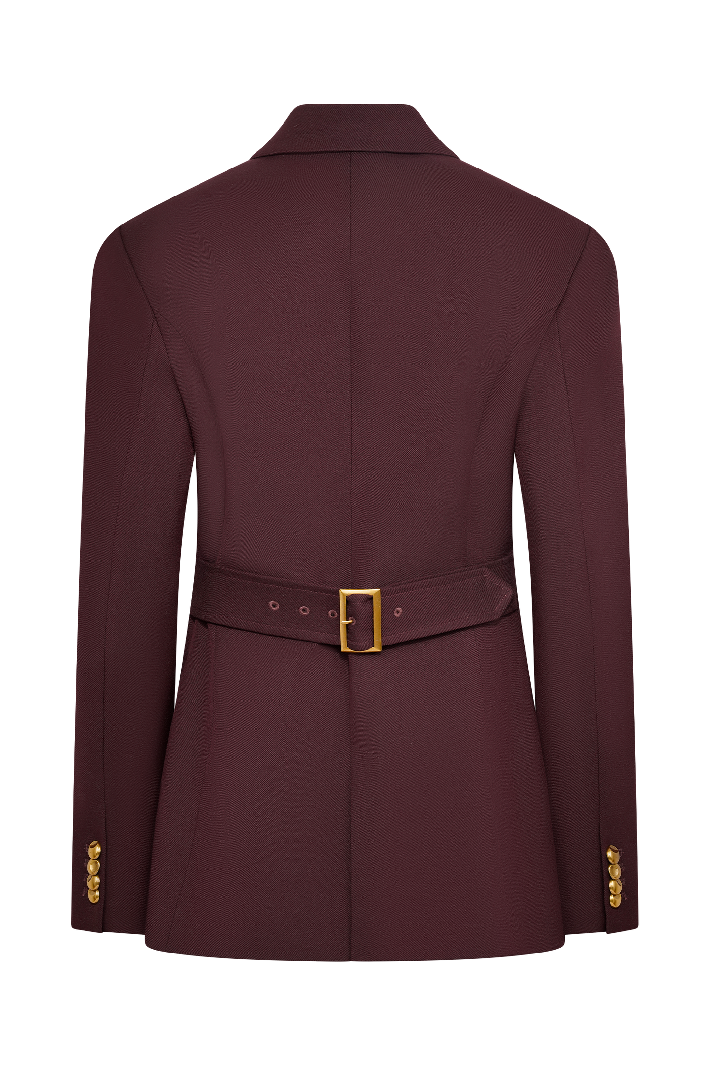 Bellamy Cinched Blazer - Mahogany