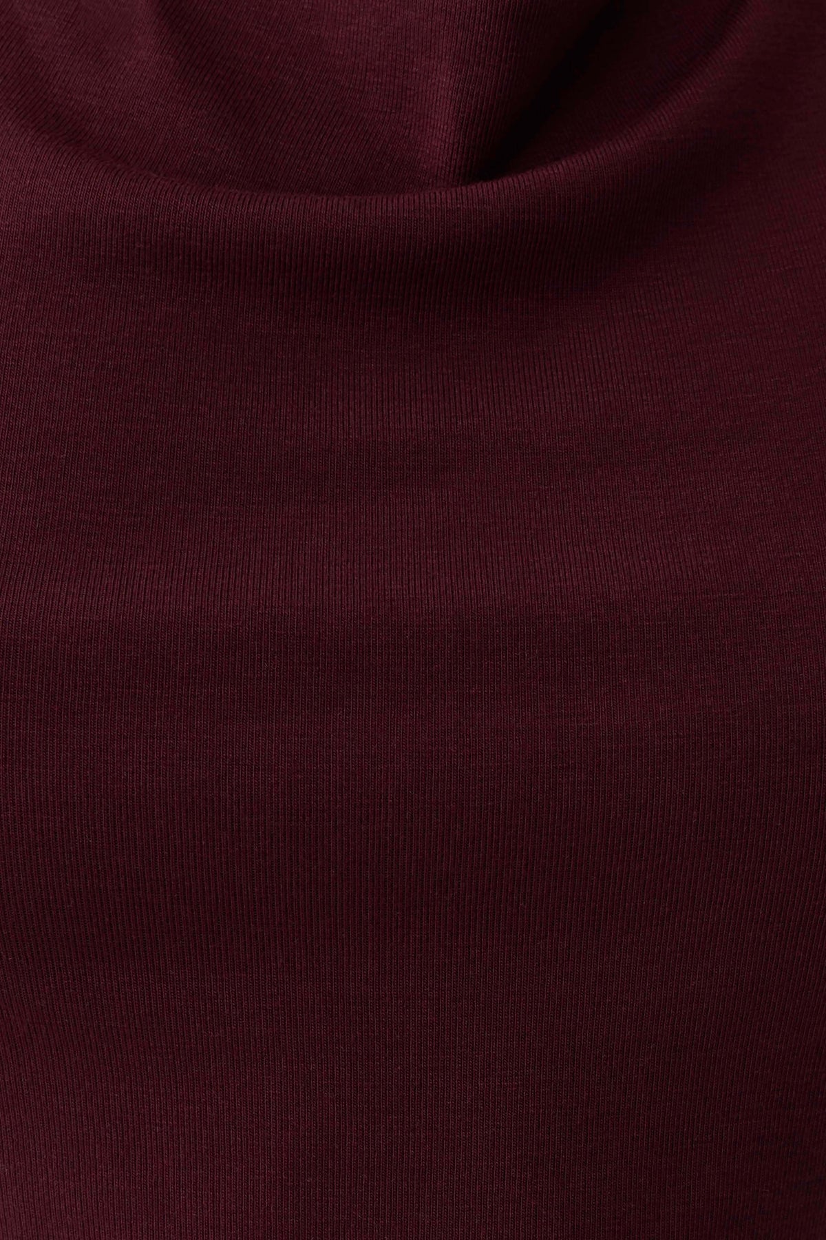 Clea Relaxed Sheer Halter Top - Burgundy