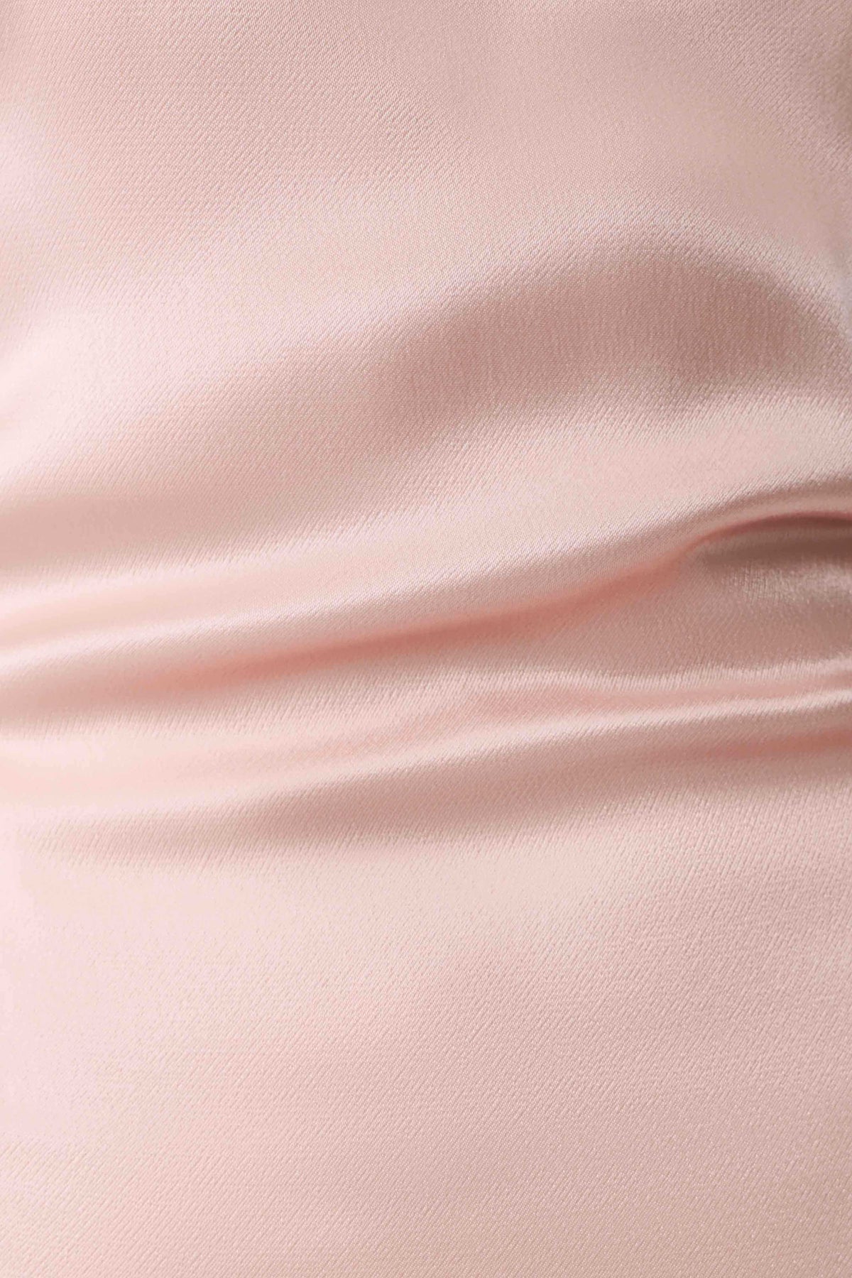 Valencia Open Back Satin Maxi Dress - Peach