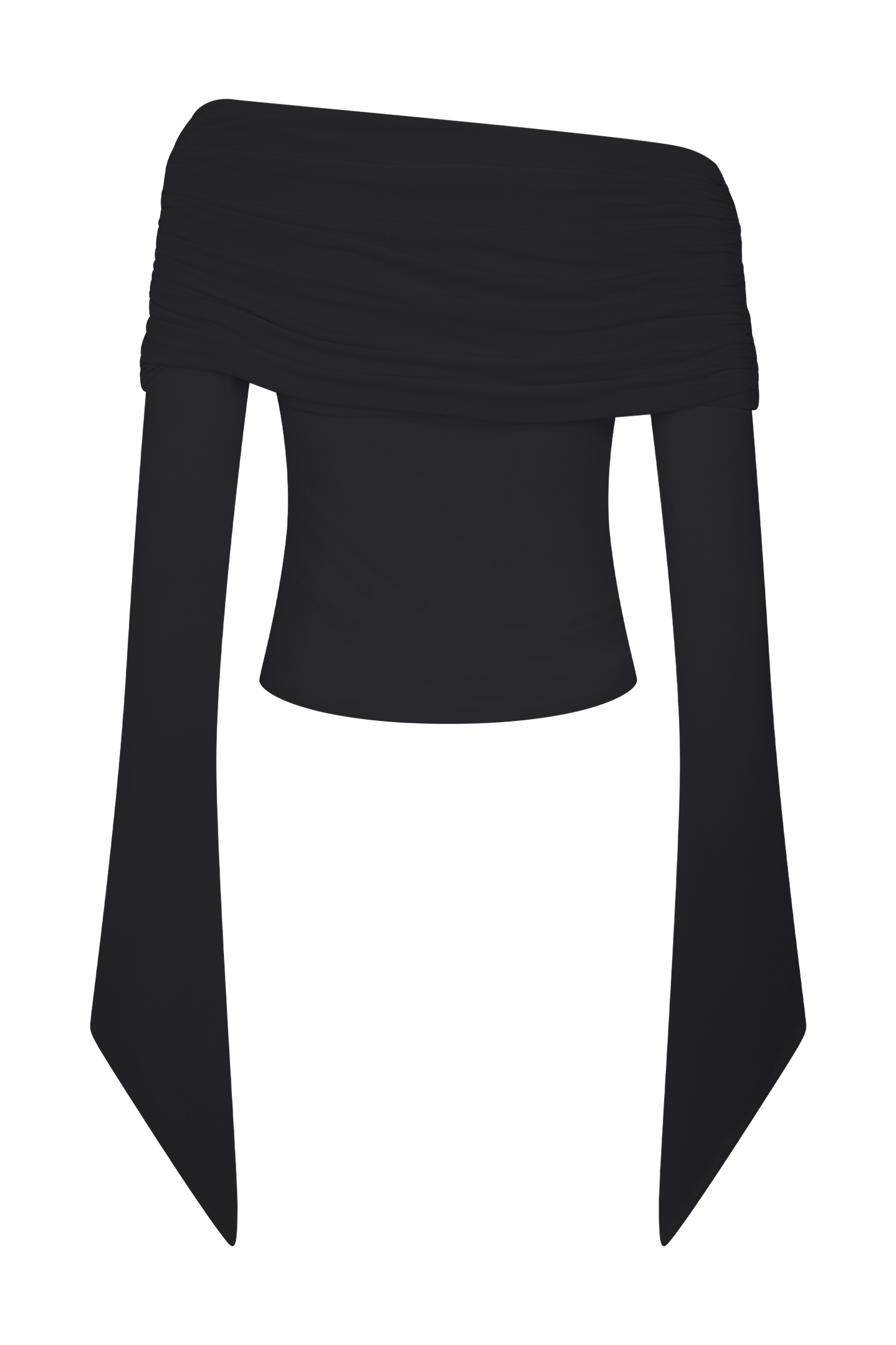 Dahlia One Shoulder Top - Black
