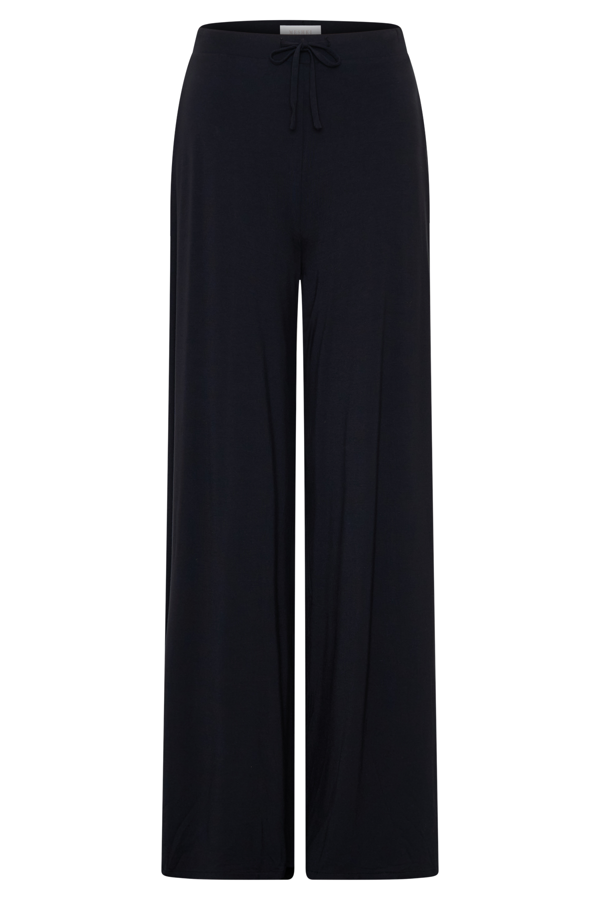 Dewi Wide Leg Modal Pants - Black