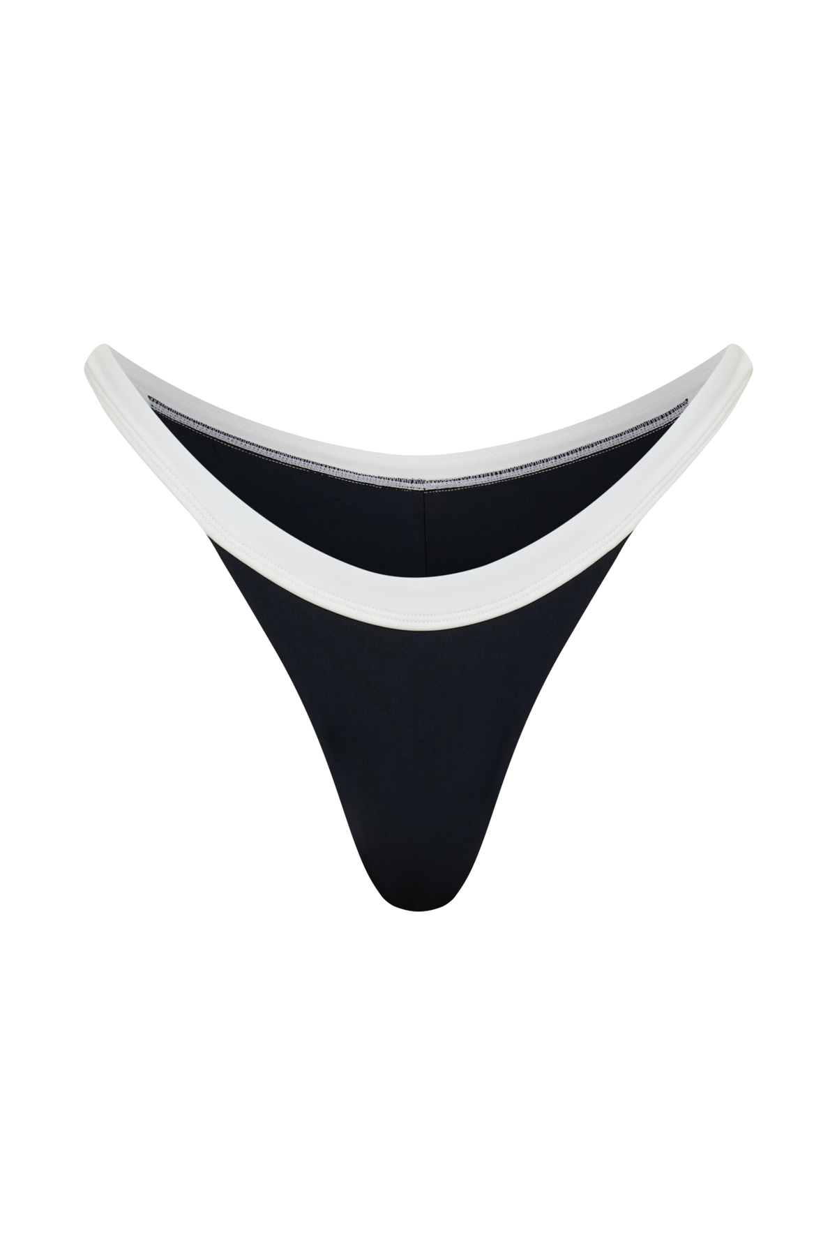 Isla Brazilian Bikini Bottom - Black/White