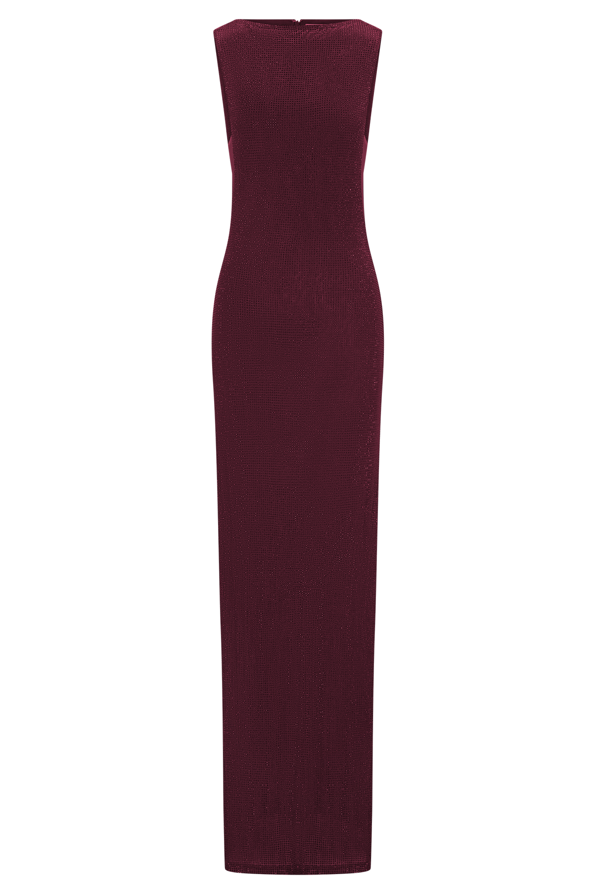 Magnolia Sleeveless Diamante Maxi Dress - Wine