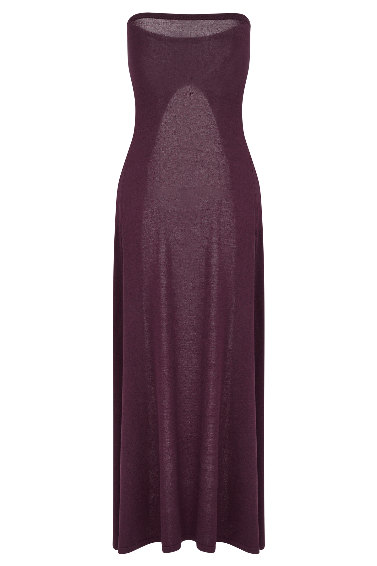 Marimae Long Knit Top - Plum