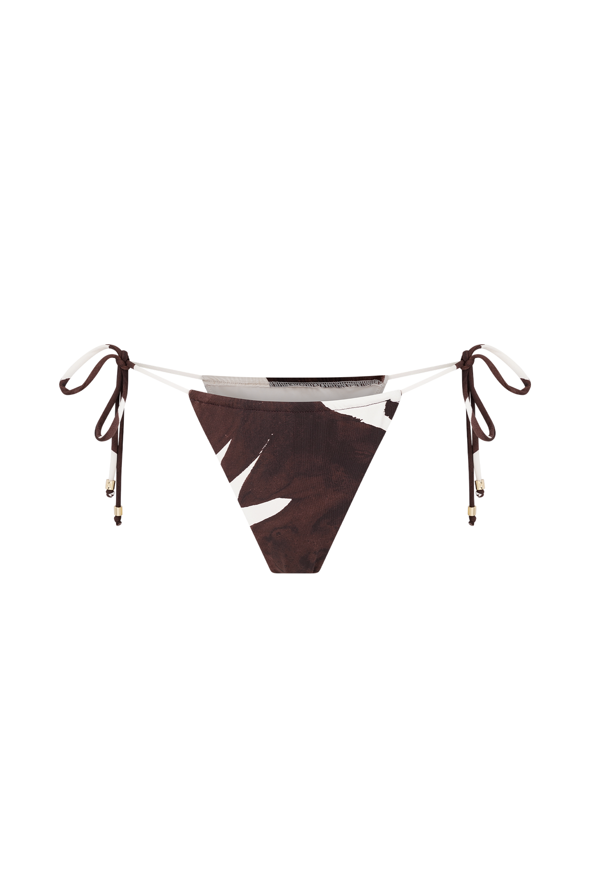 Marquise Bikini Bottom - Chocolate Deco Fleur Print