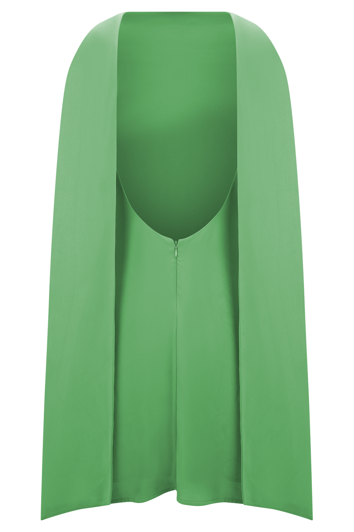 Wynter Scarf Draped Mini Dress - Green