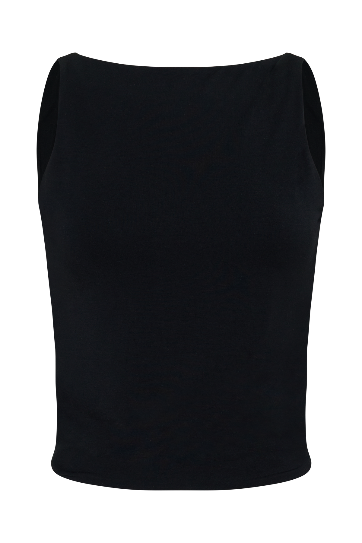 Yura Backless Twist Top - Black
