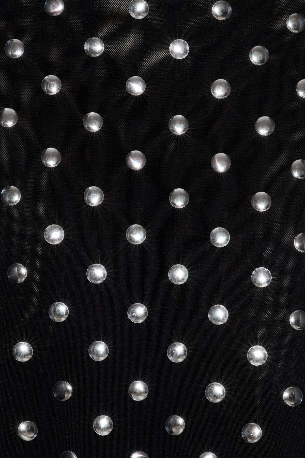 Olivia Stud Midi Skirt - Black