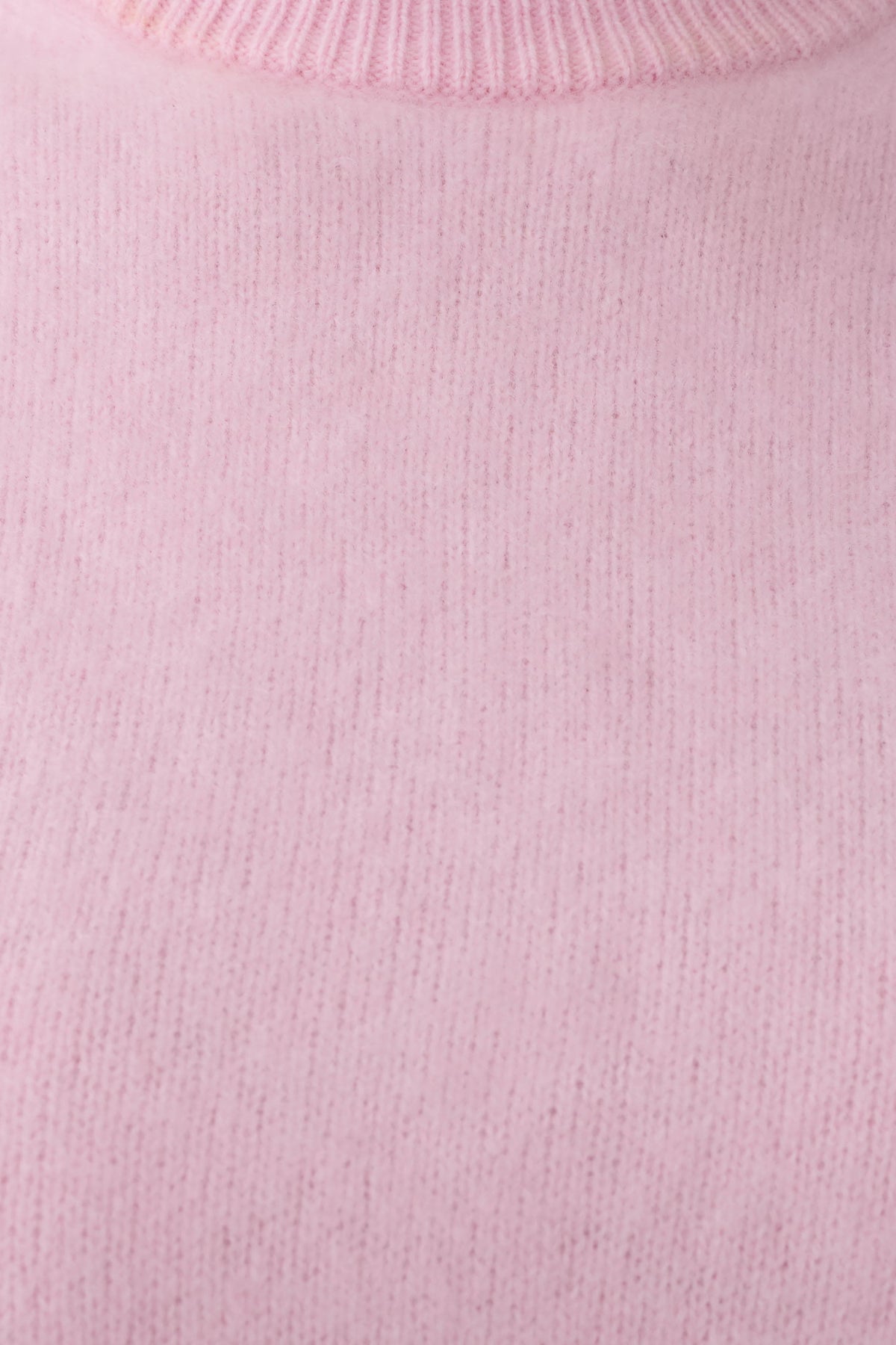 Viviane Wool Fluffy Knit Jumper - Baby Pink
