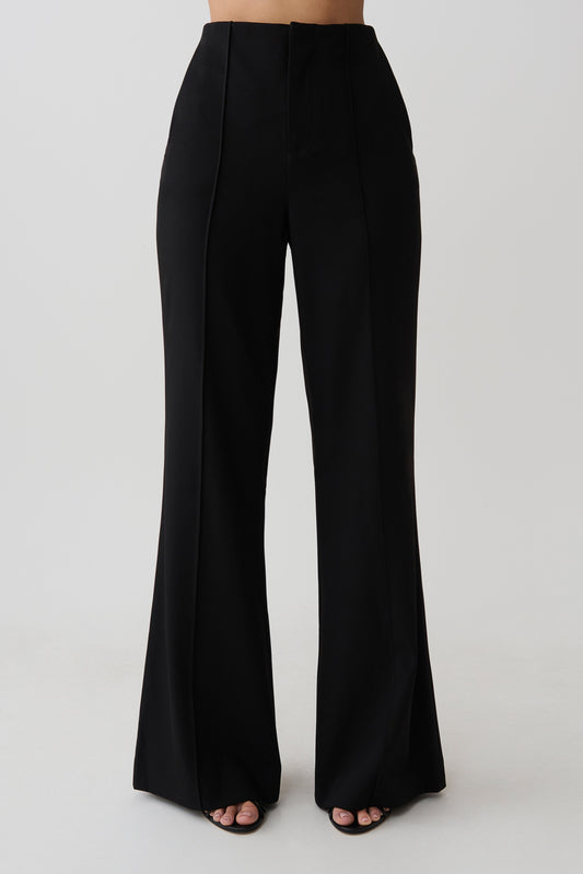 Eden High Waisted Suiting Pants - Black
