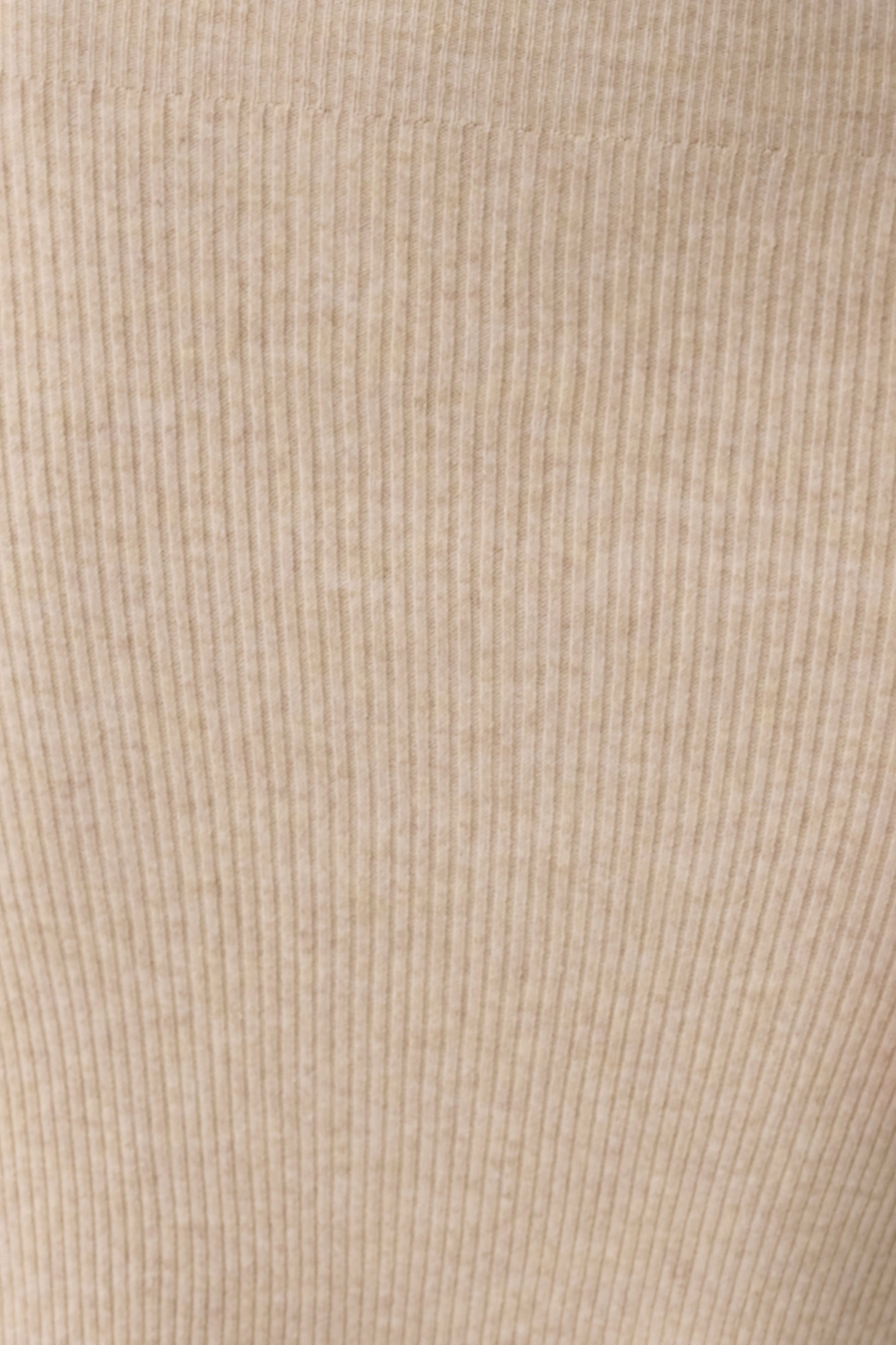 Goldie High Neck Knit Midi Dress - Camel #7