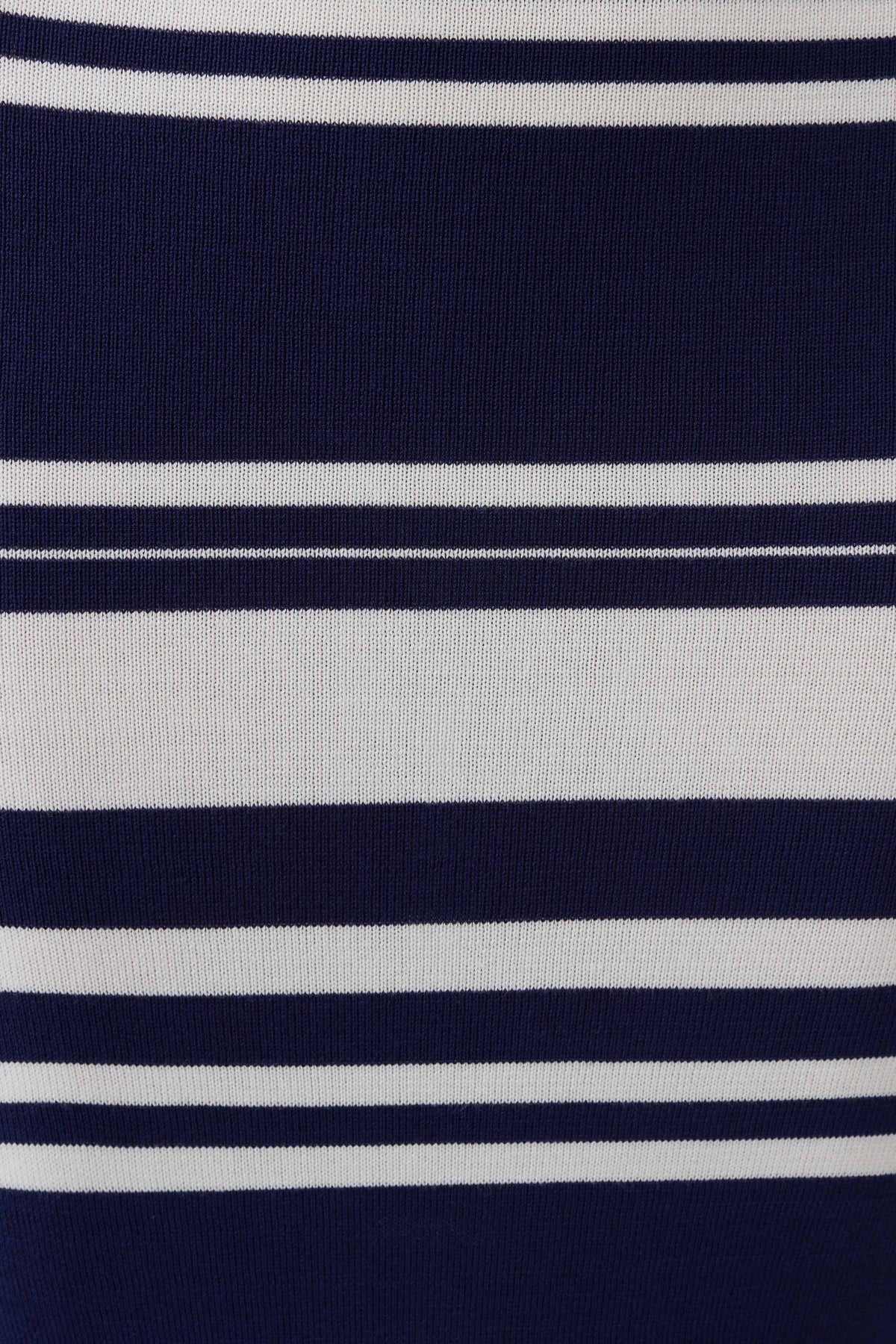 Brienne Stripe Midi Dress - Navy/Ivory #7