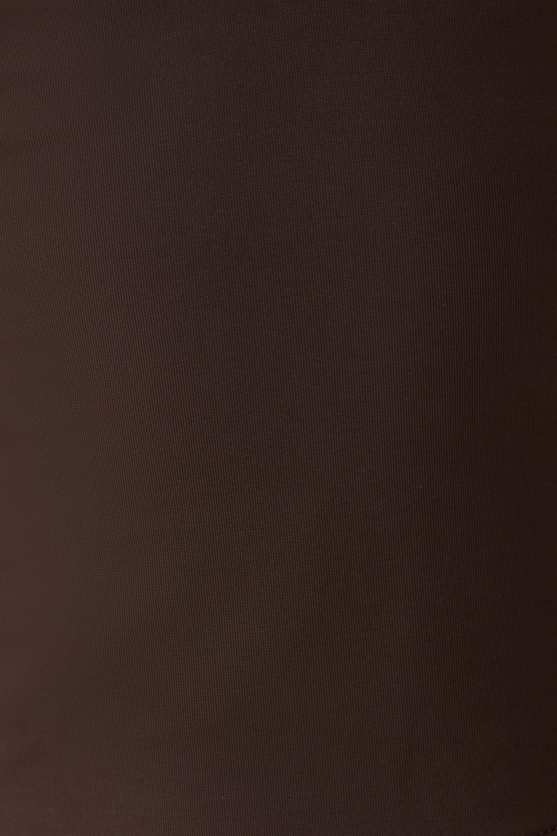 Aspyn Slinky And Mesh Top - Chocolate #7
