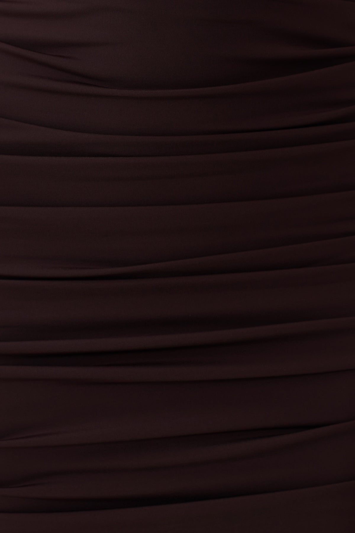 Kaiydo Gathered Centre Wire Mini Dress - Chocolate
