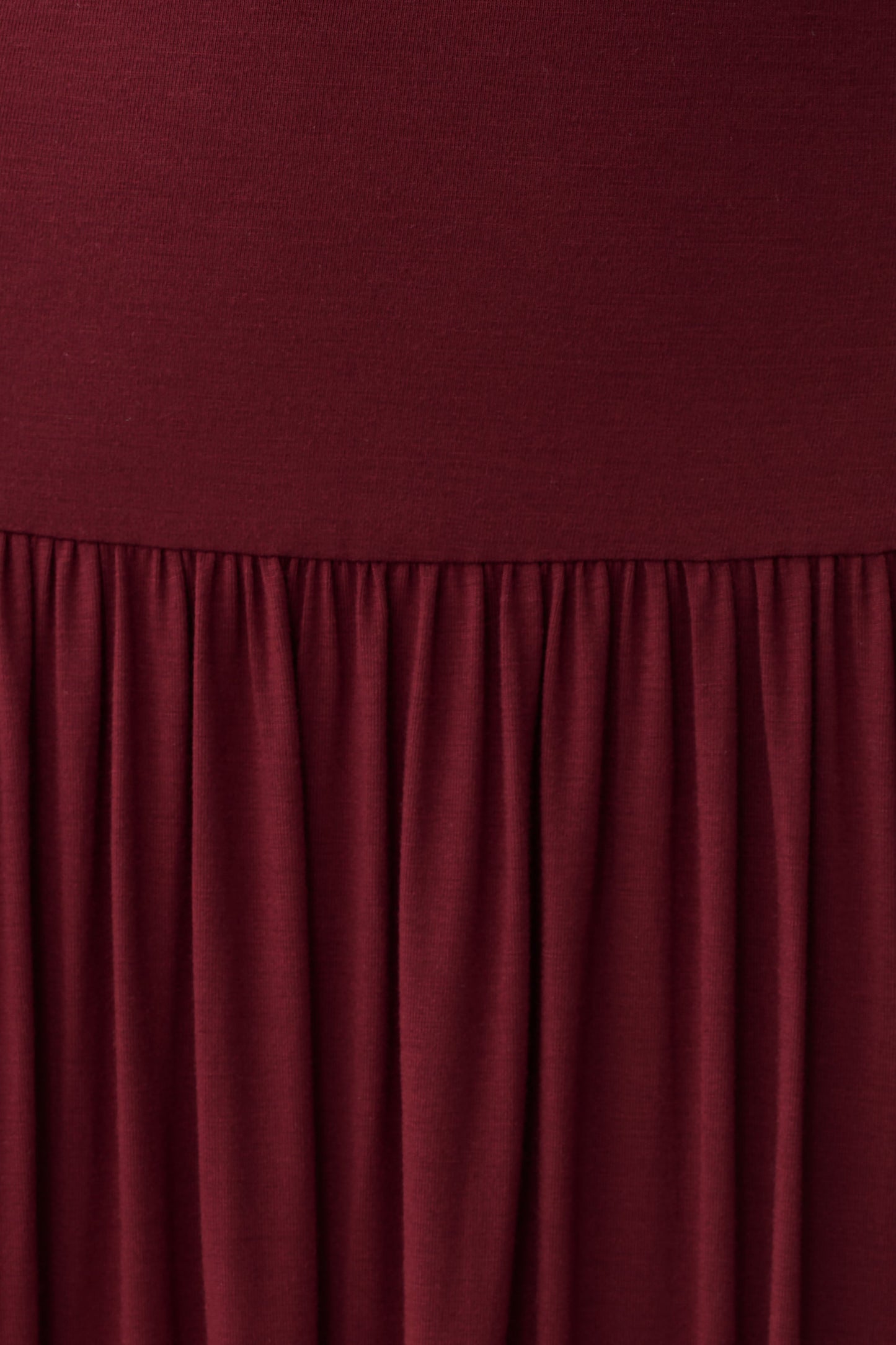Zsela High Neck Modal Maxi Dress - Wine