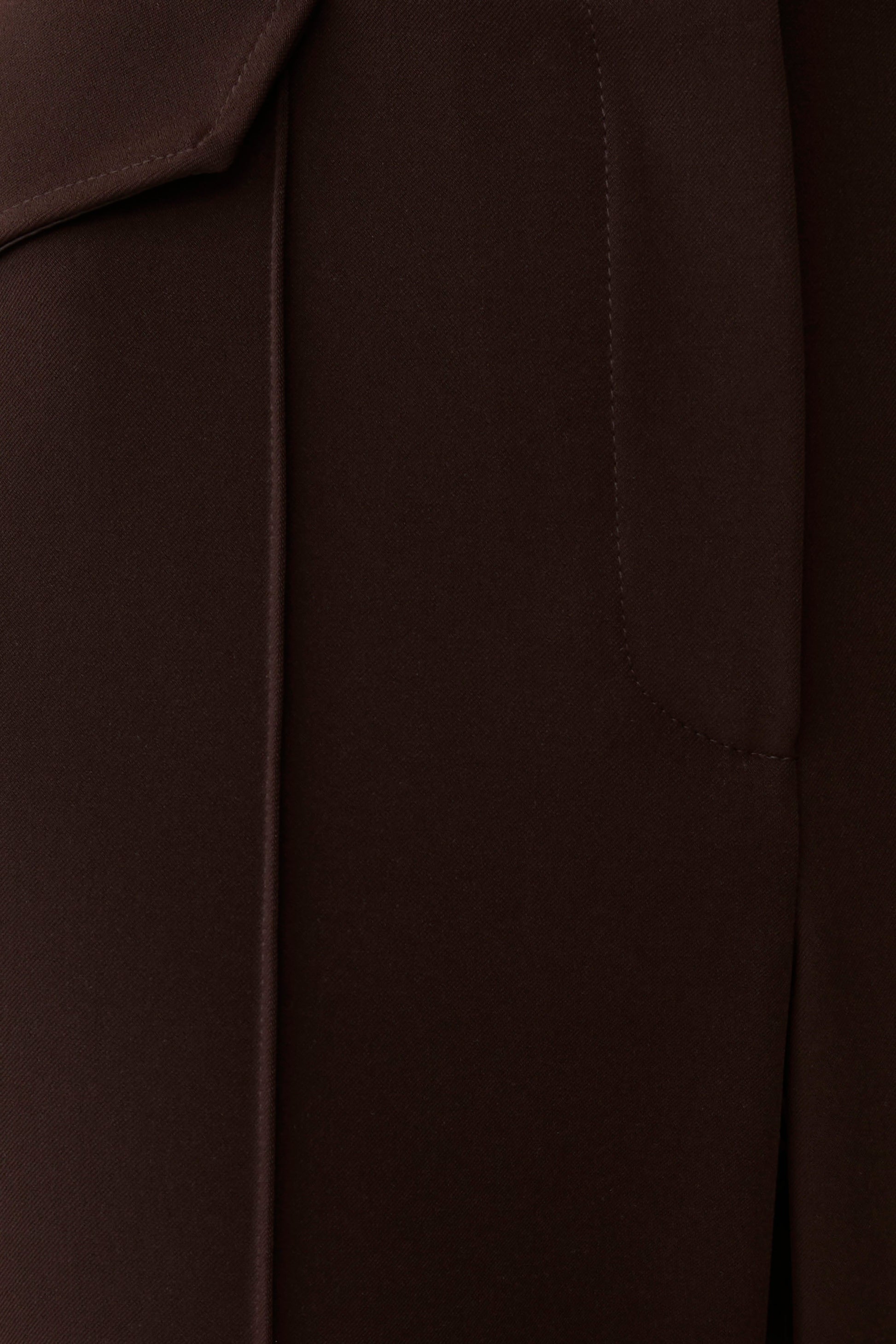 Darcie Fit And Flare Suiting Pants - Dark Chocolate #6