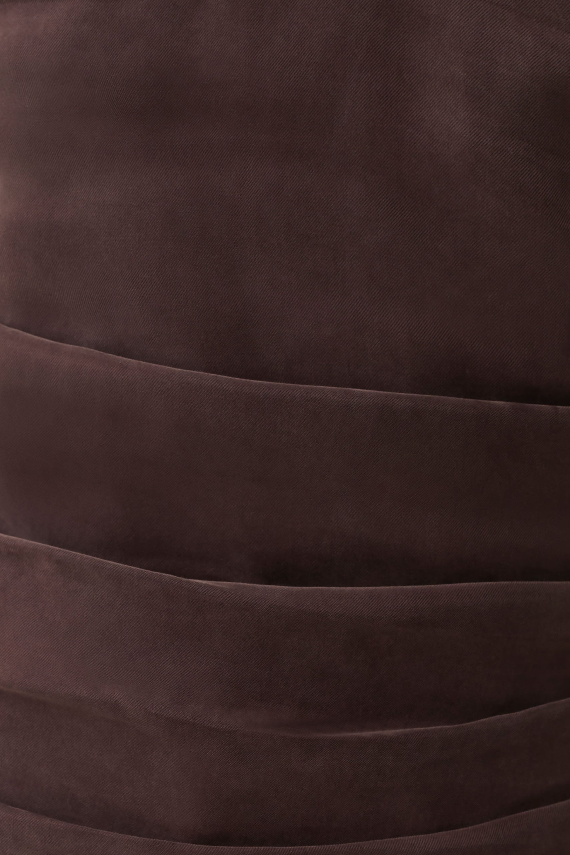 Daniela Ruched Halter Top - Dark Chocolate #6