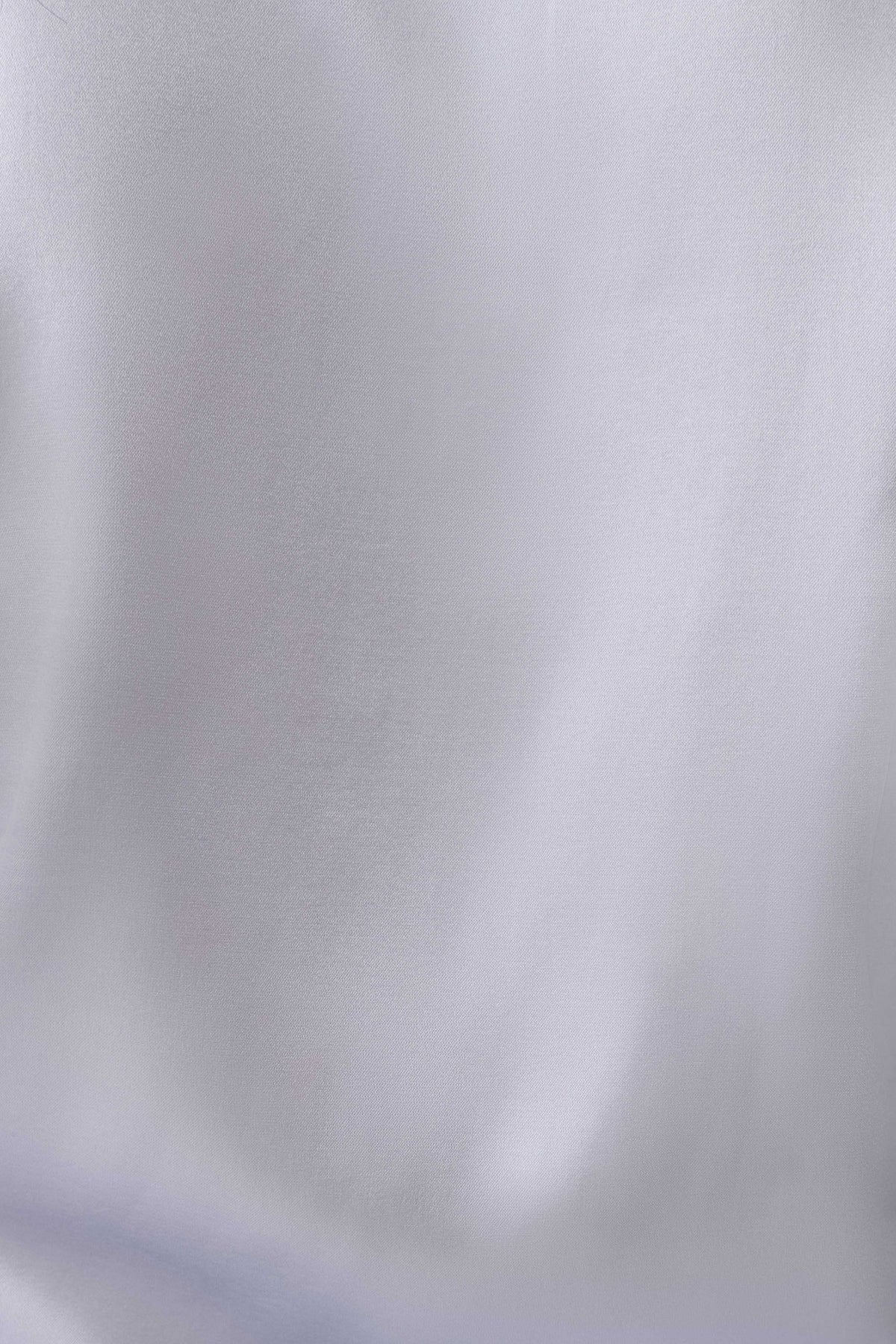 Queenie Silk Blend Long Sleeve Shirt - Ice Blue #8