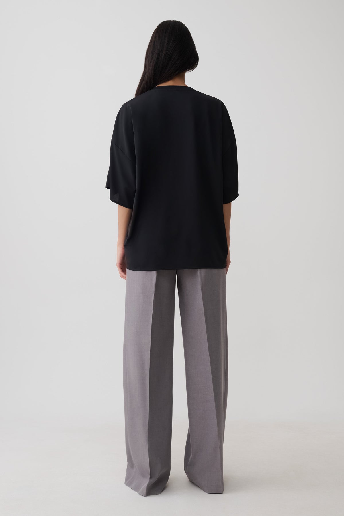 Seraphina Oversized Tee - Black #2