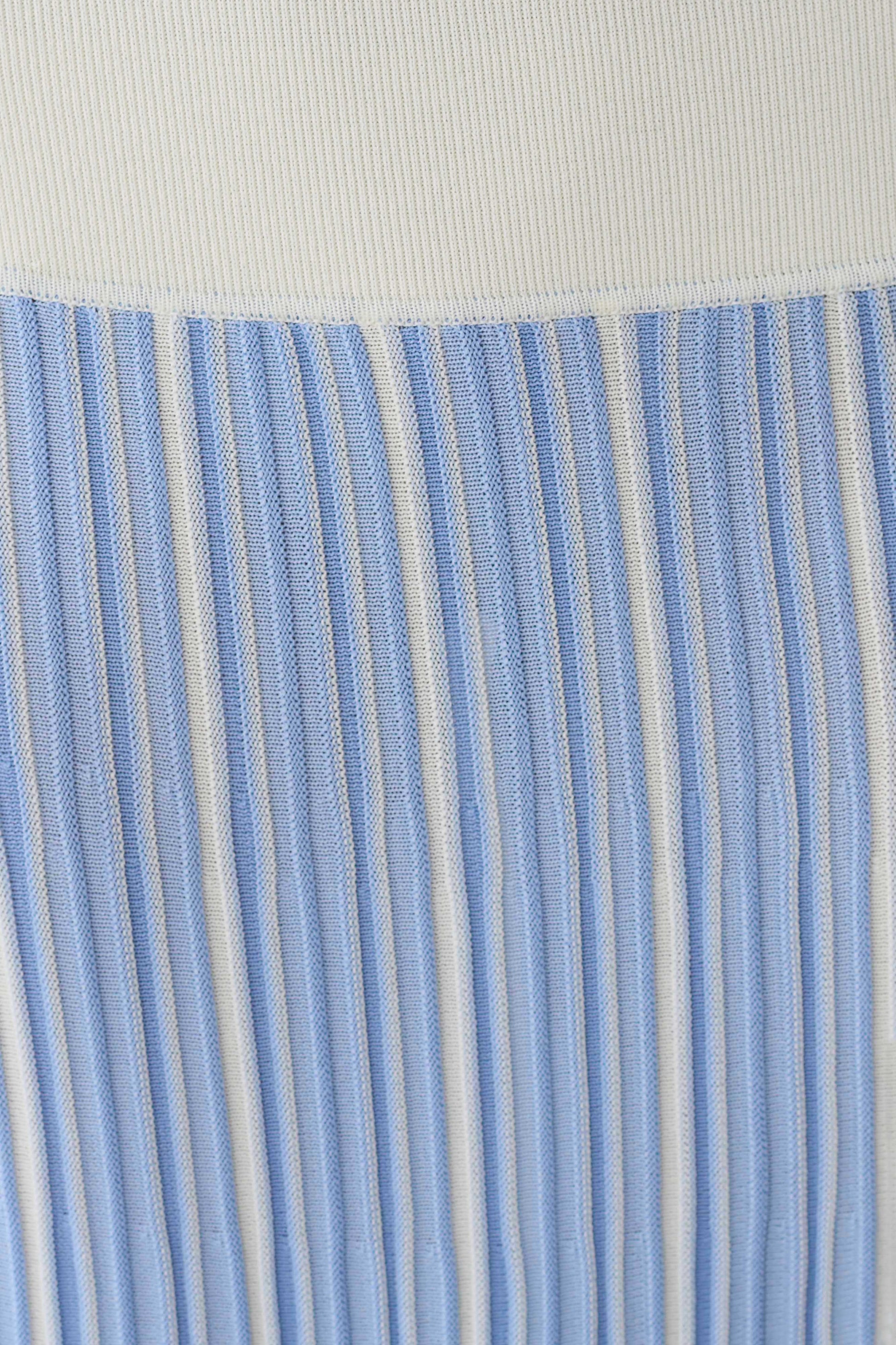 Joyce Stripe Maxi Knit Dress - Blue #6