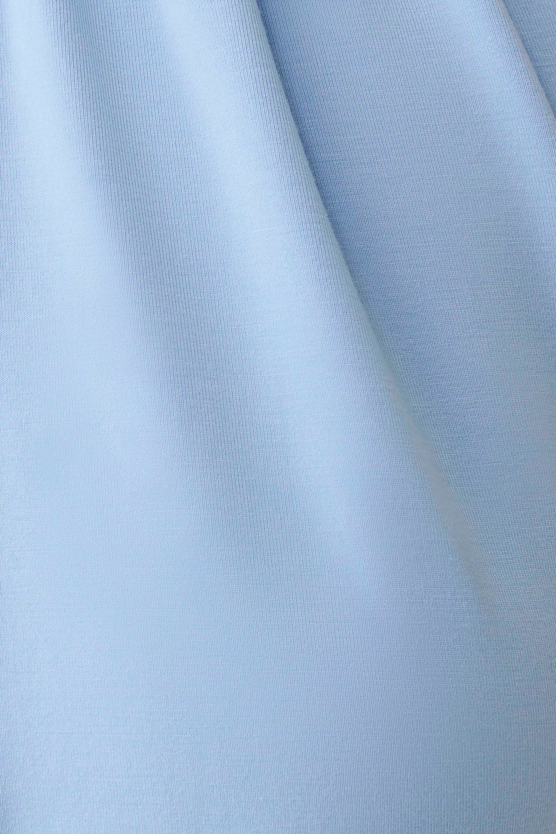Maki Viscose Sleeveless Halter Top - Blue #7