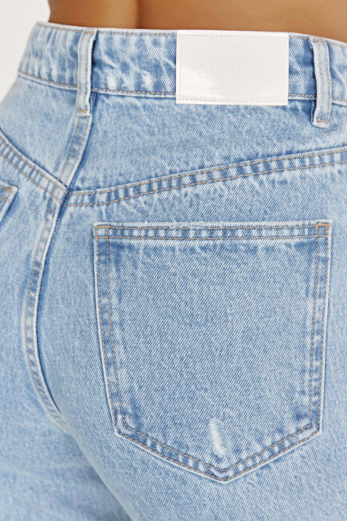 Tina Mom Jean - Mid Blue #6
