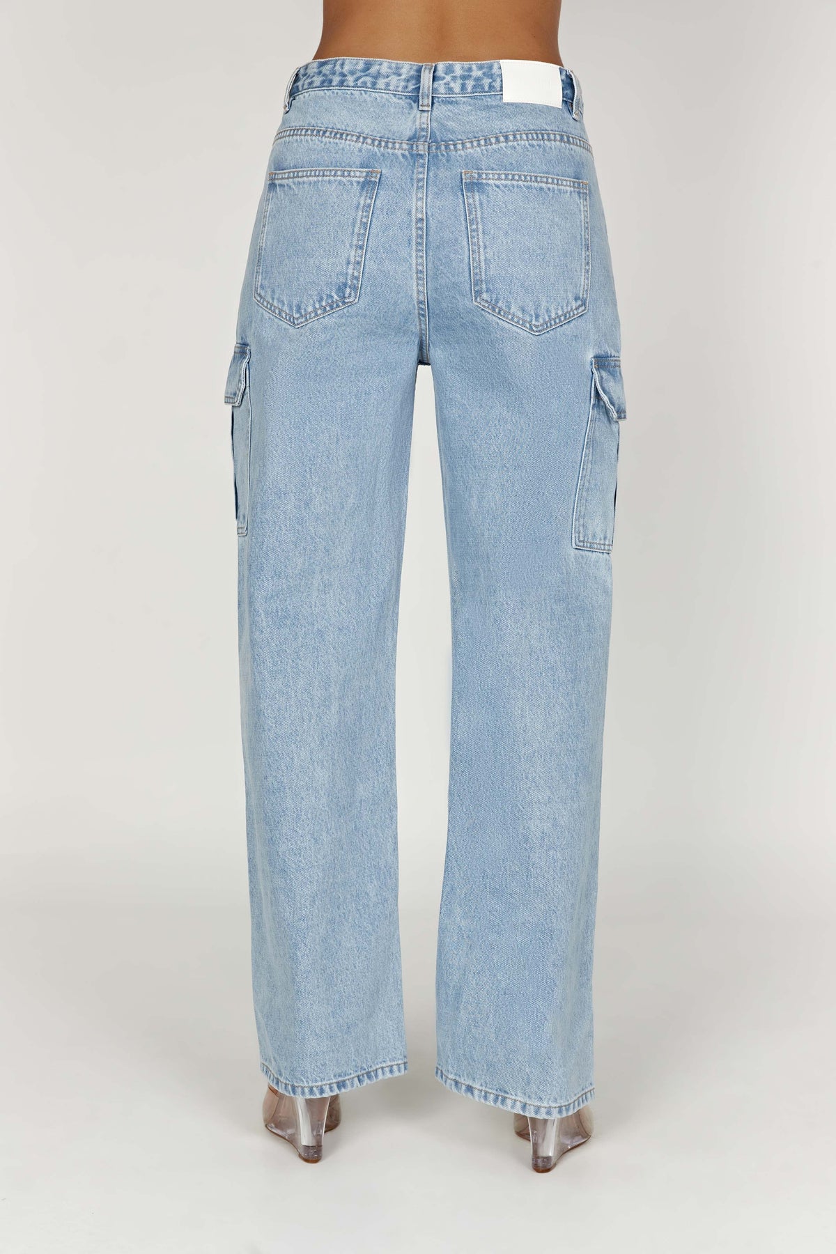 Jagger Mid Rise Oversized Denim Jean - Mid Blue #6