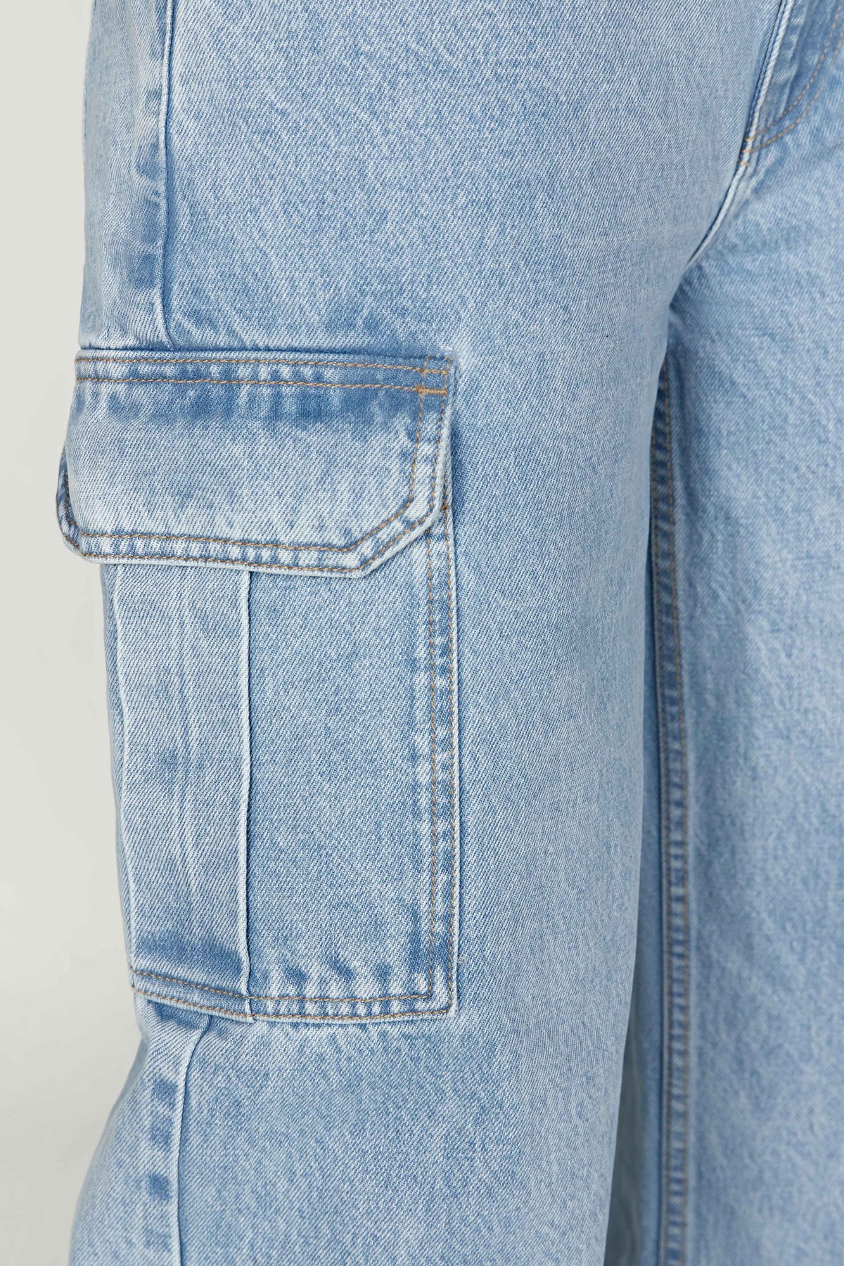 Jagger Mid Rise Oversized Denim Jean - Mid Blue #4