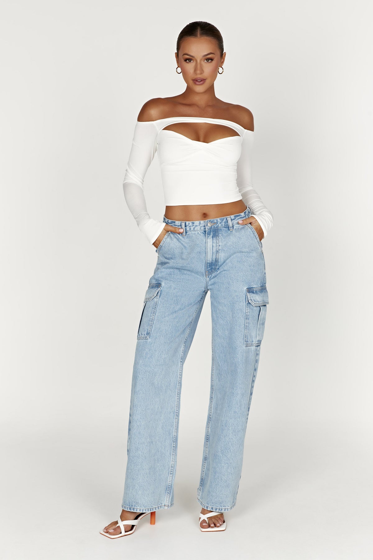 Jagger Mid Rise Oversized Denim Jean - Mid Blue #8