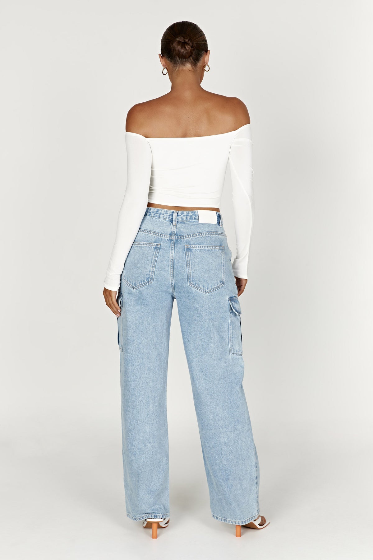 Jagger Mid Rise Oversized Denim Jean - Mid Blue #9