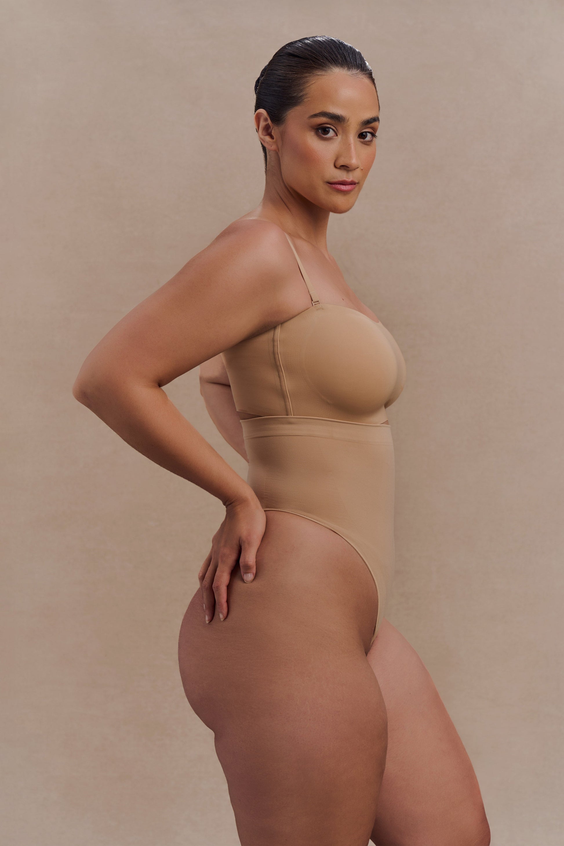 Joanna Strapless Shapewear Bra - Beige #4