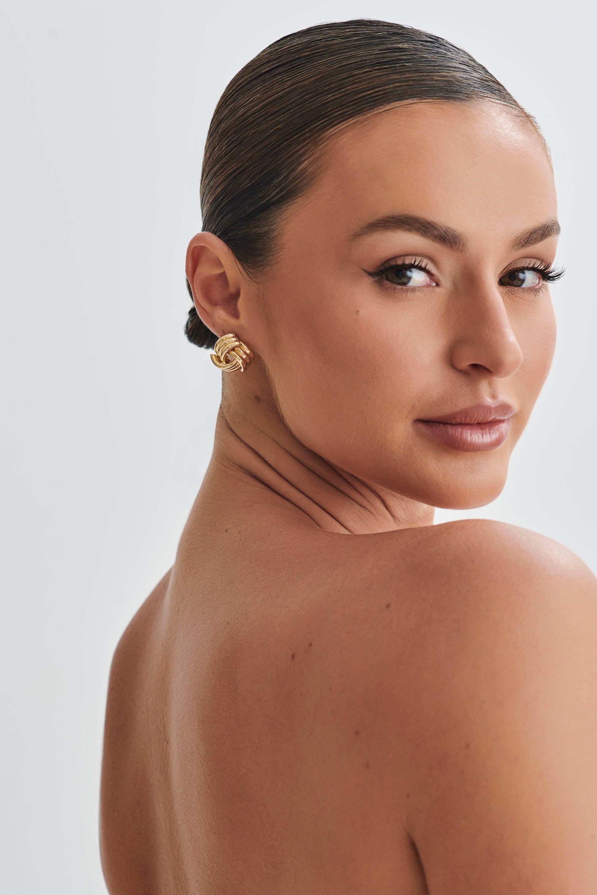 Rowan Knotted Earrings - Gold #5