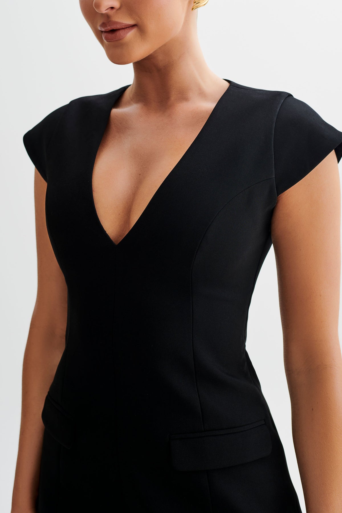 Kiernan Sleeveless Blazer Dress - Black #3