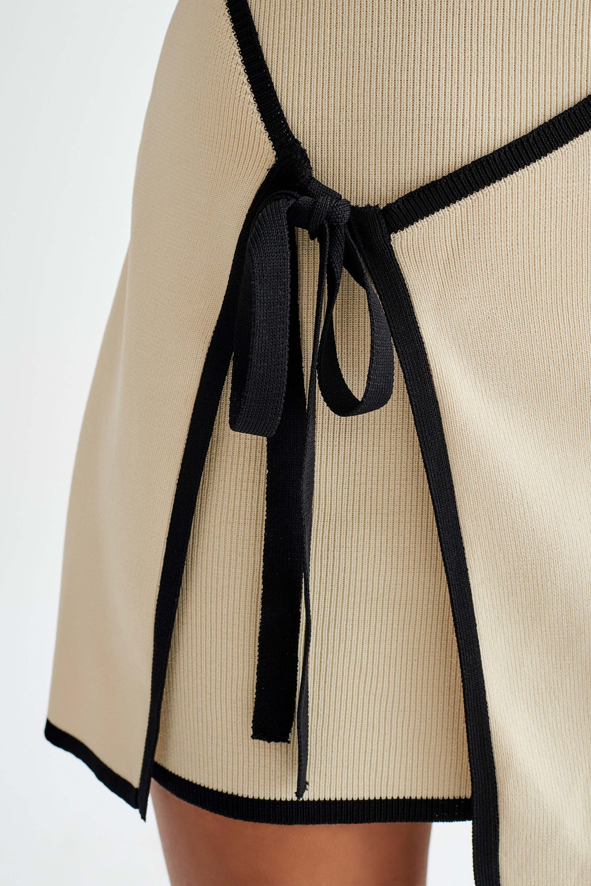 Rian Strapless Knit Mini Dress - Cream #3