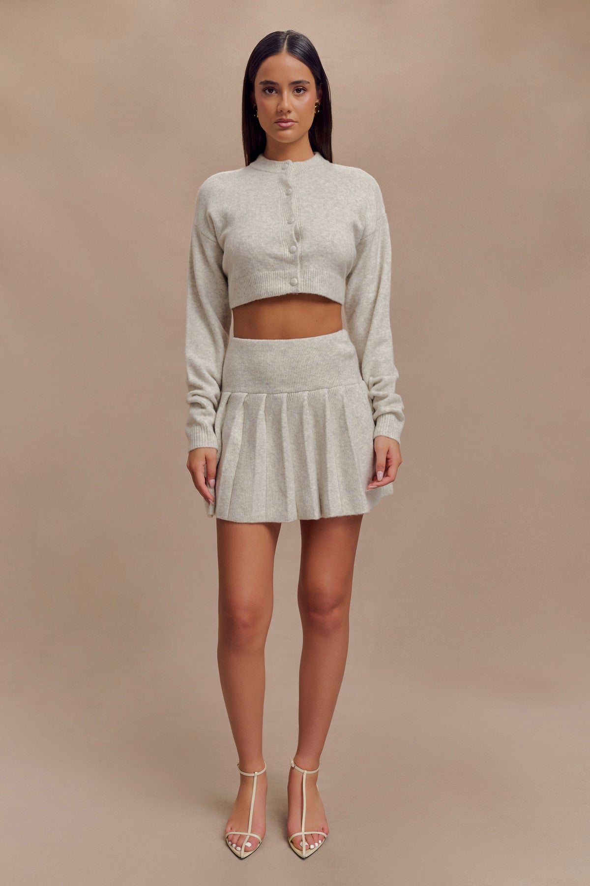 Shelby Knit Cardigan - Heather Grey Marle #4