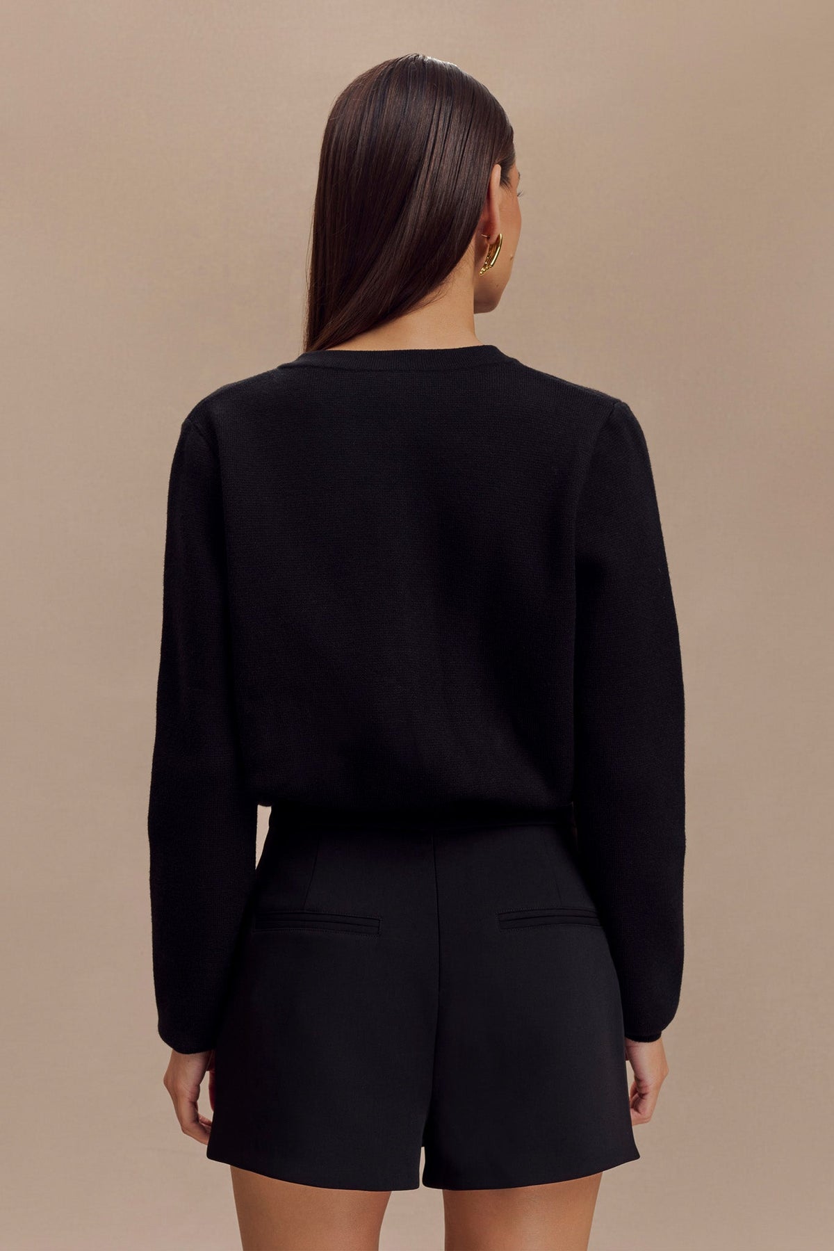 Tabitha Knit Cardigan - Black #3